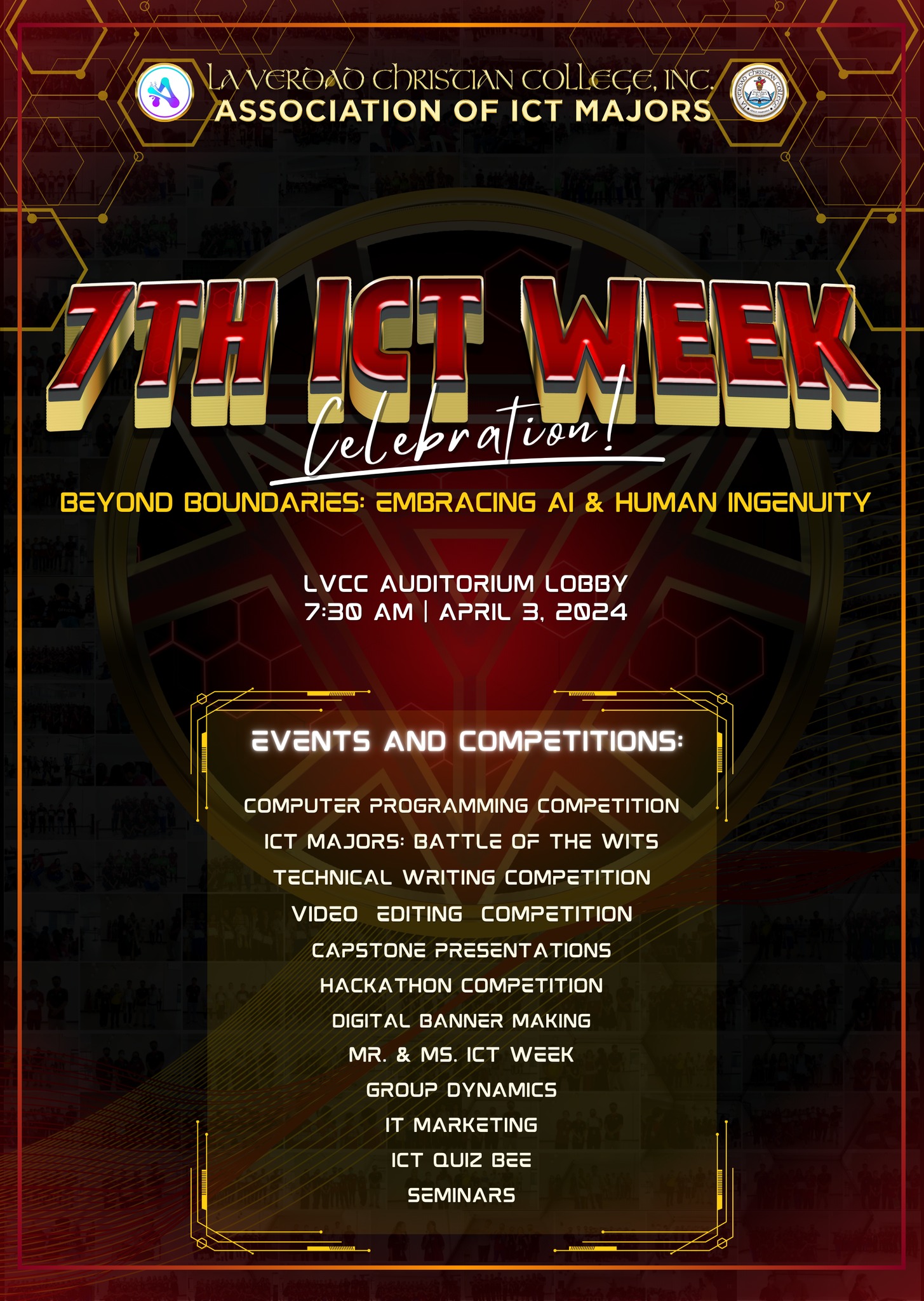 🌟 Exciting News for ICT Majors! 🌟 Join us for the 7th Annual ICT Week ...