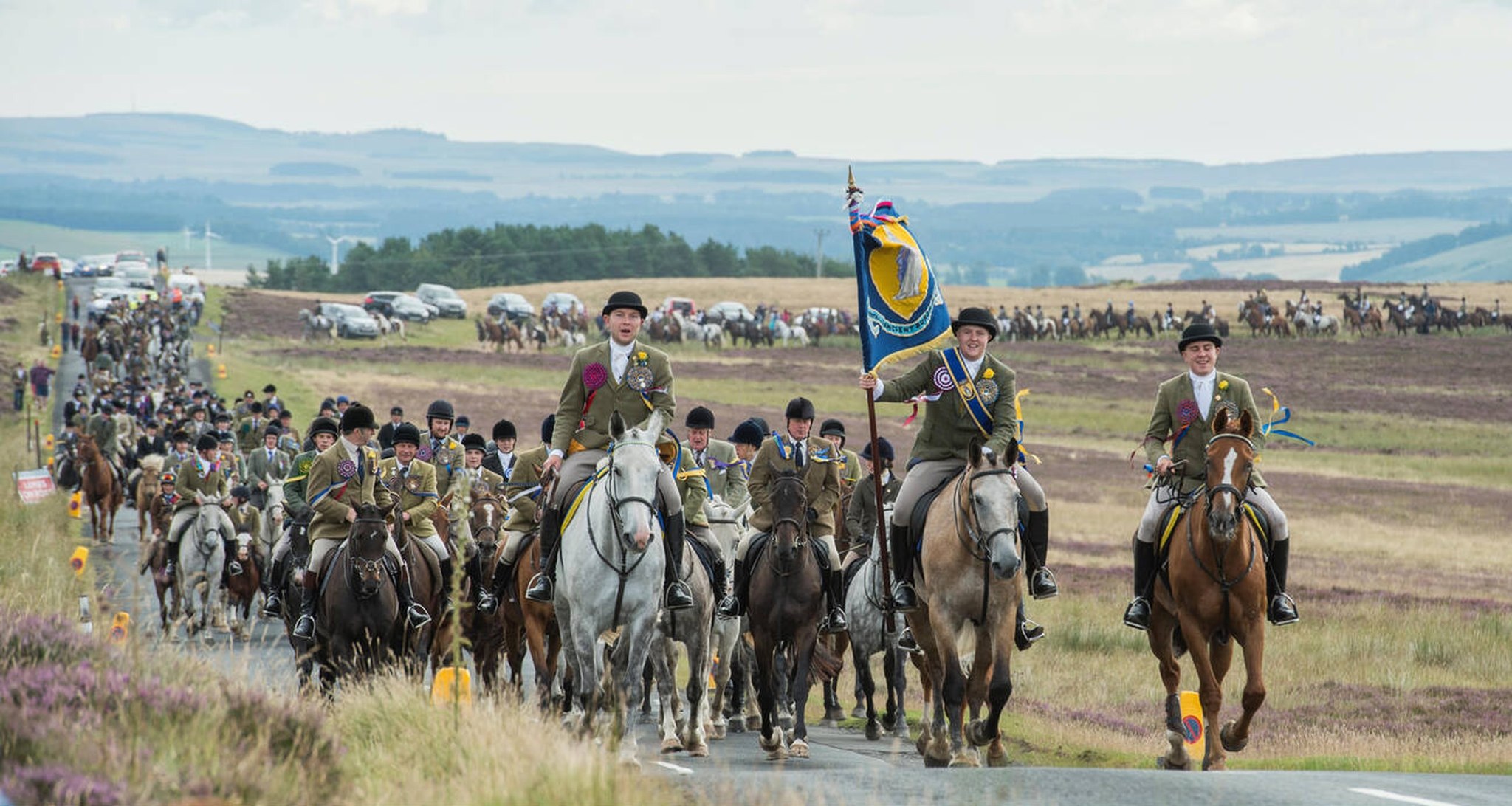 Explore - A sea of tradition. 🐎🚩 The Lauder Common Riding is a powerful ...
