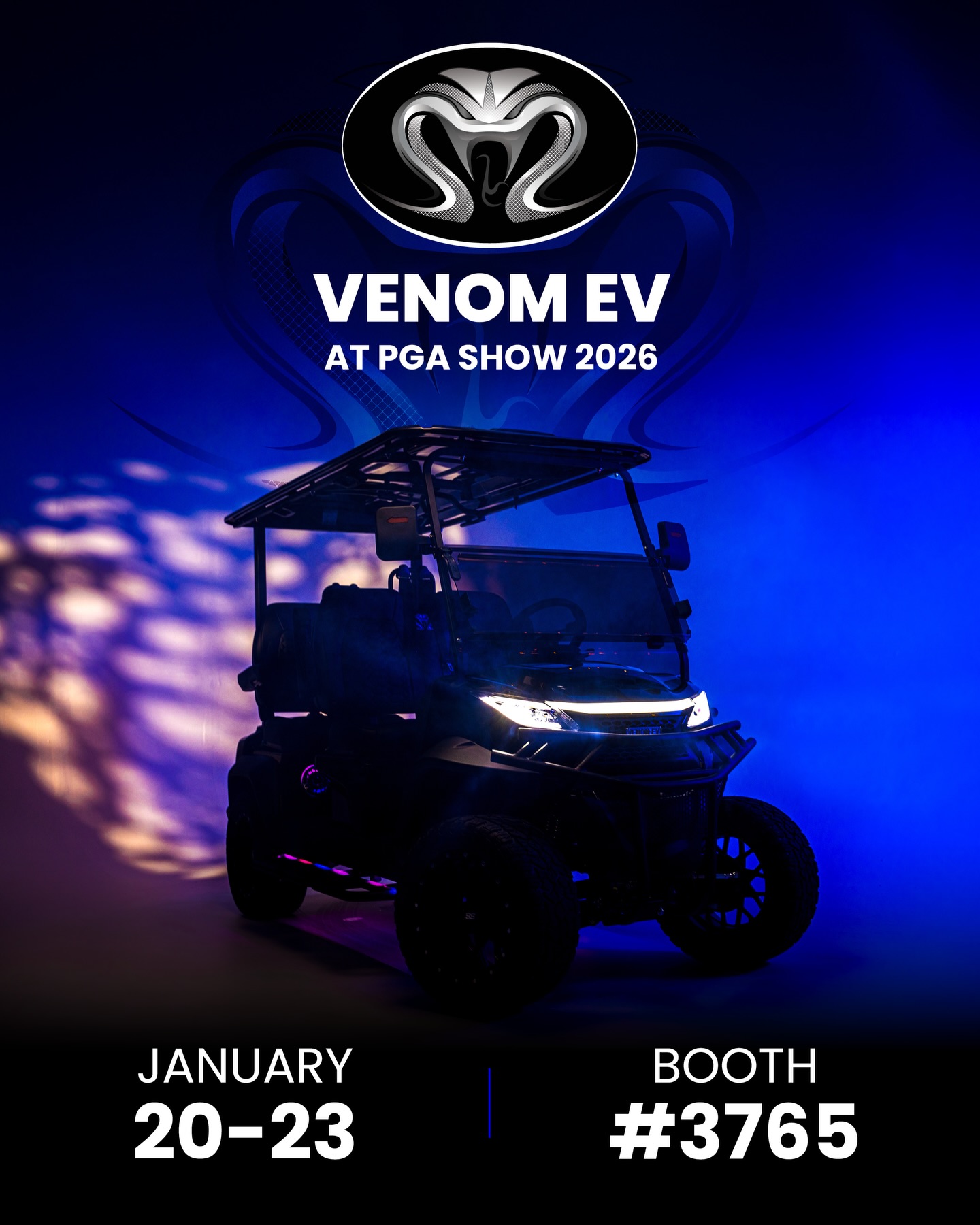 ベン Catch Venom EV turning heads at Booth 3765 at the PGA Show