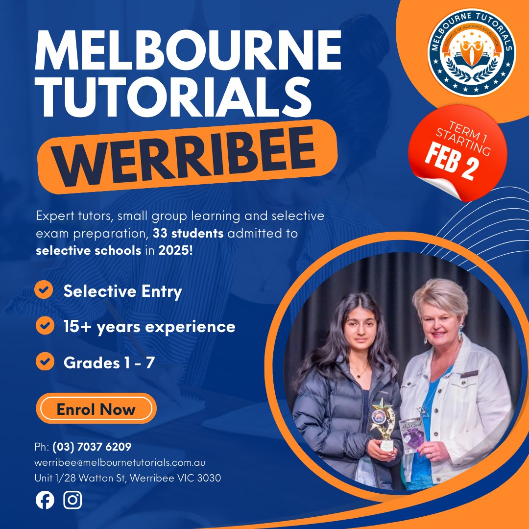 Melbourne Tutorials Werribee | Werribee South VIC