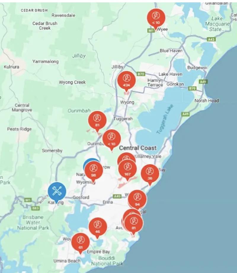 NSW - AUSGRID POWER OUTAGES Ausgrid crews have been working throughout ...