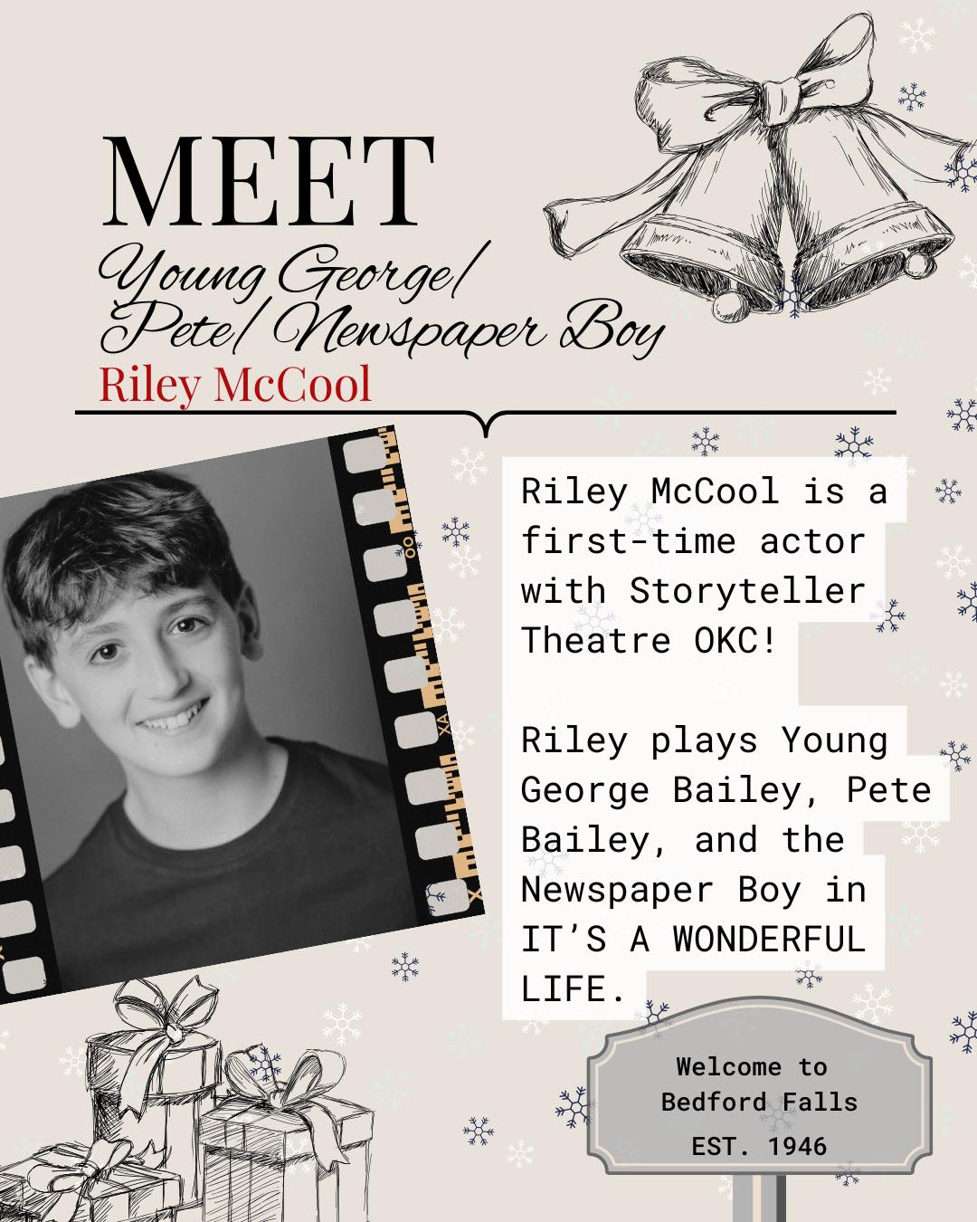 Storyteller - MEET THE CAST OF IT’S A WONDERFUL LIFE! 🎄 Today, we’re ...