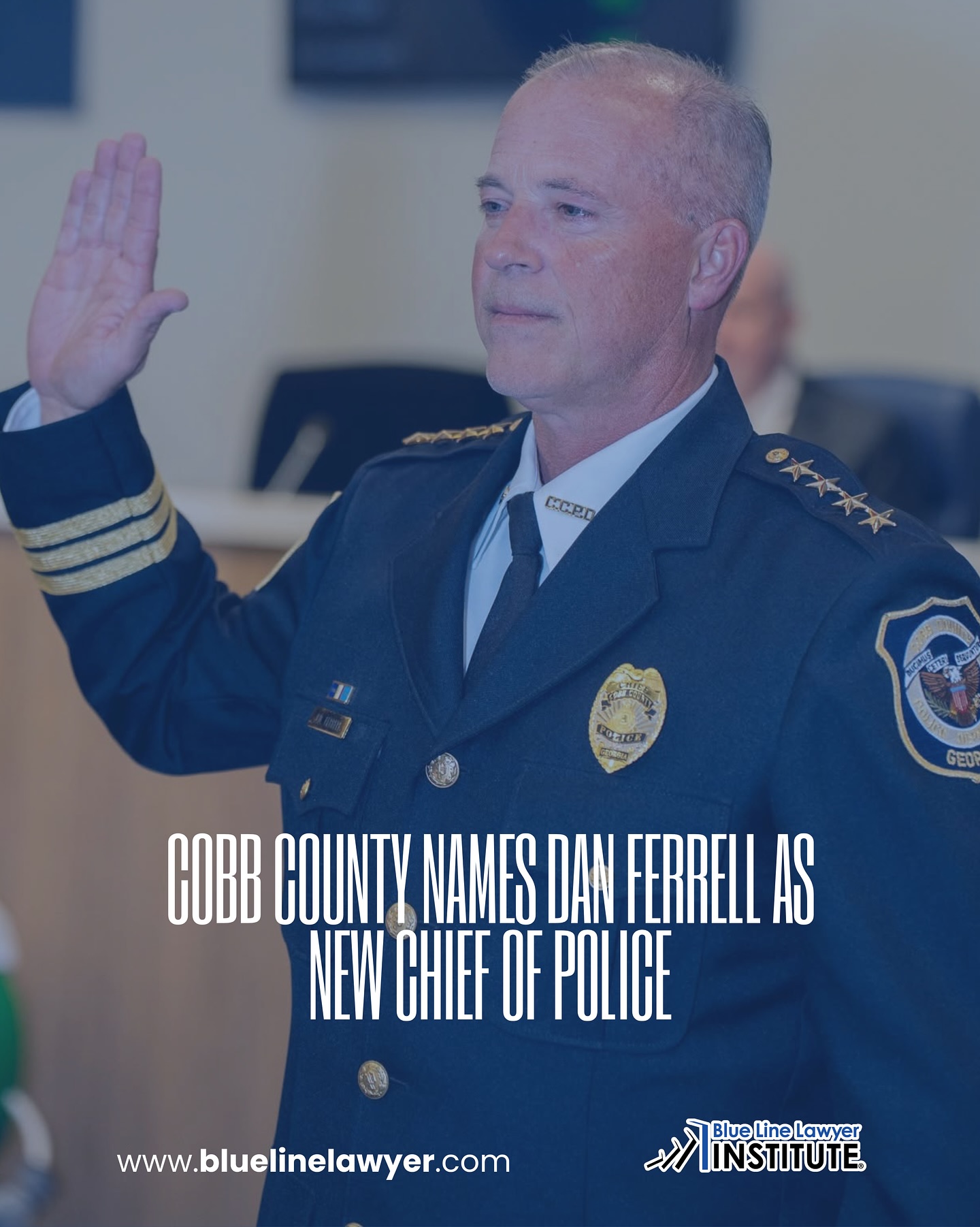 Blue - Join us in congratulating Chief Dan Ferrell, officially approved ...