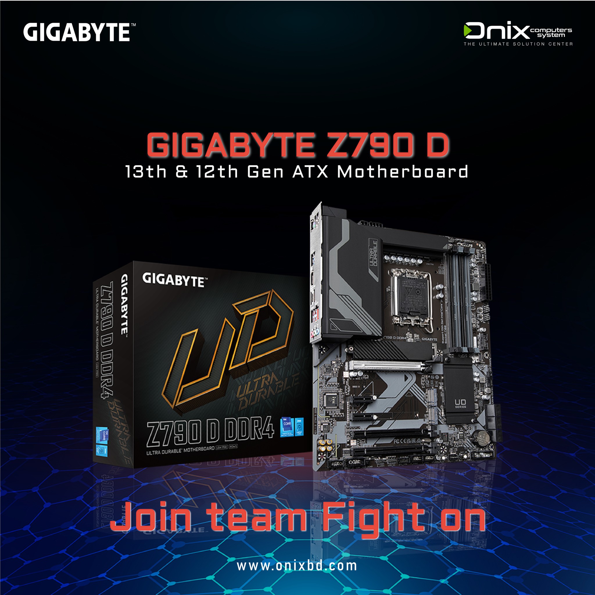 GIGABYTE Z790 D DDR4 13th & 12th Gen ATX Motherboard ☑️ Intel 