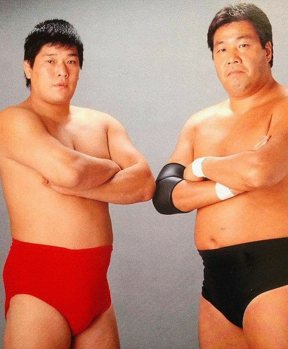 【日本人最強レスラー】ジャンボ鶴田、前田日明フィギュアセット 田上明選手とジャンボ鶴田選手です。