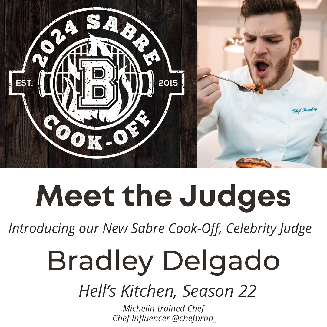 Saint - Introducing our 2024 celebrity Judge, Chef Bradley Delgado! He ...
