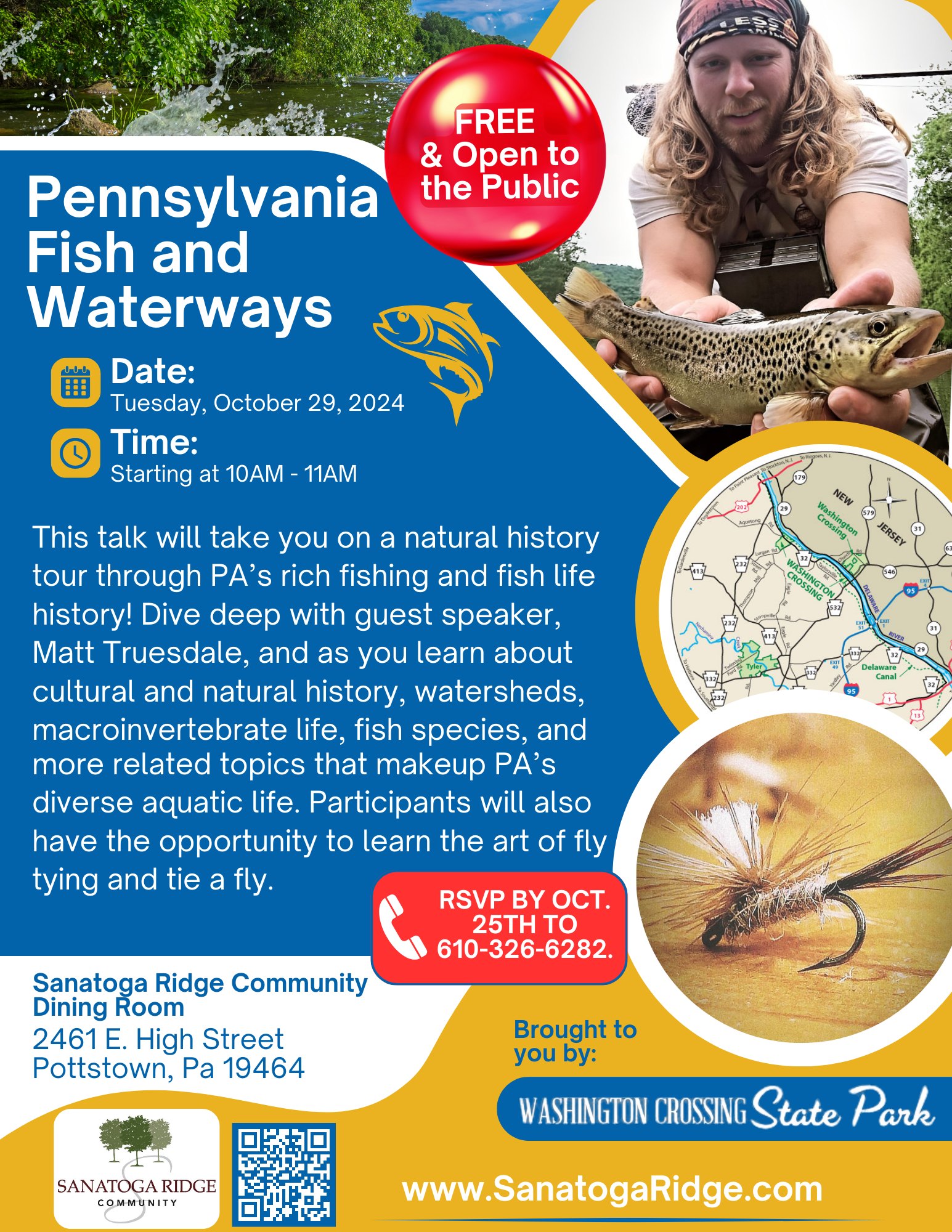 Calling all nature enthusiasts! 🎣 🐟 We're thrilled that tomorrow