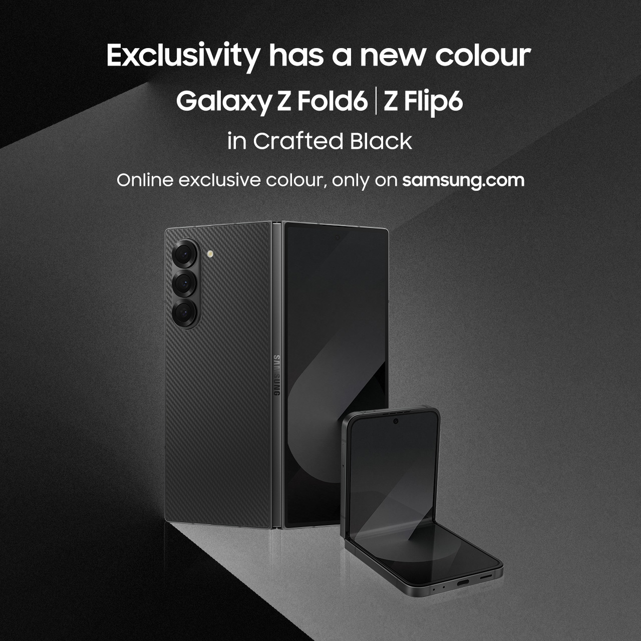 国内版 Galaxy Zflip6 Crafted Black 256GB