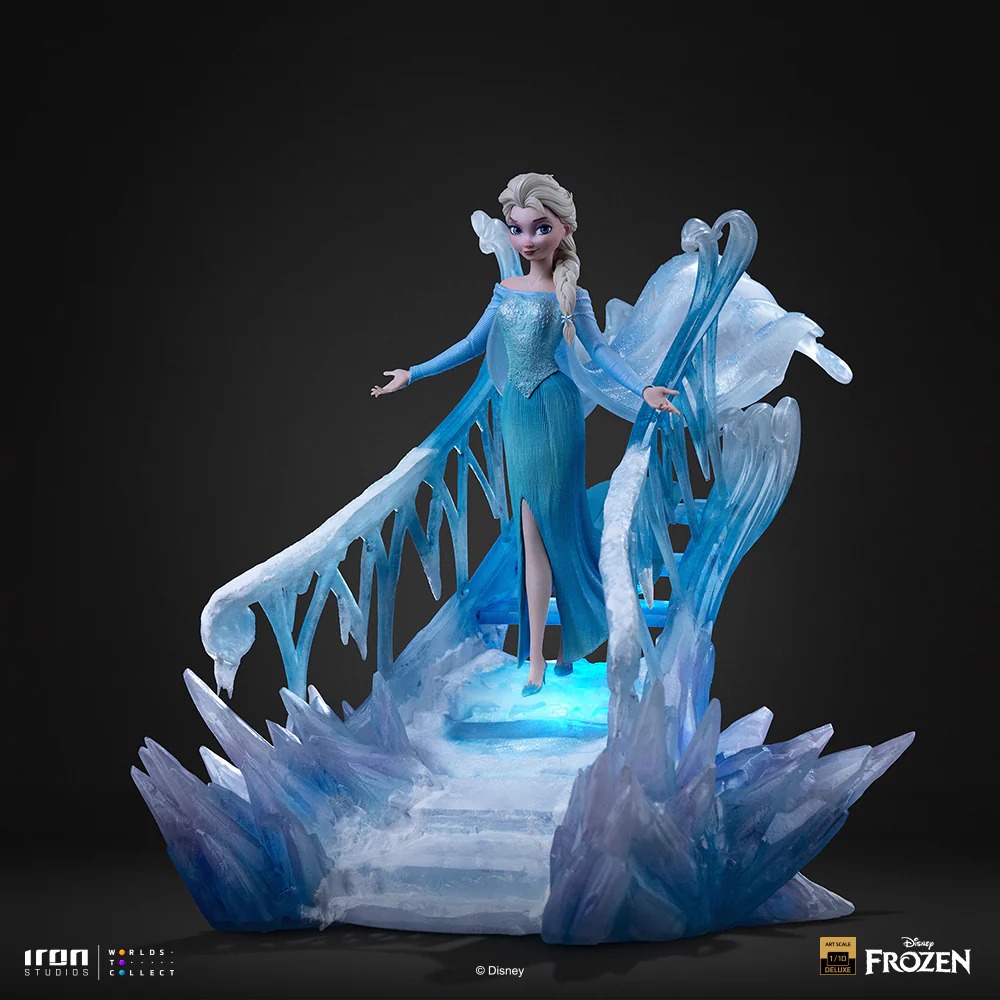 DOJO - *** Iron Studio *** Elsa DX Art Scale 1/10 Statue (Frozen) •ราคา ...