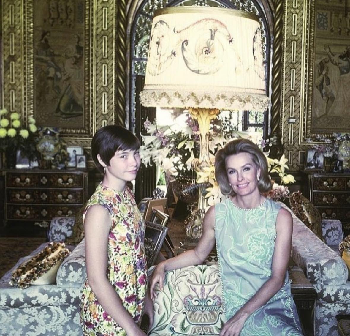 Truman's - Dina Merrill and her daughter Nina Rumbough, at her mother ...