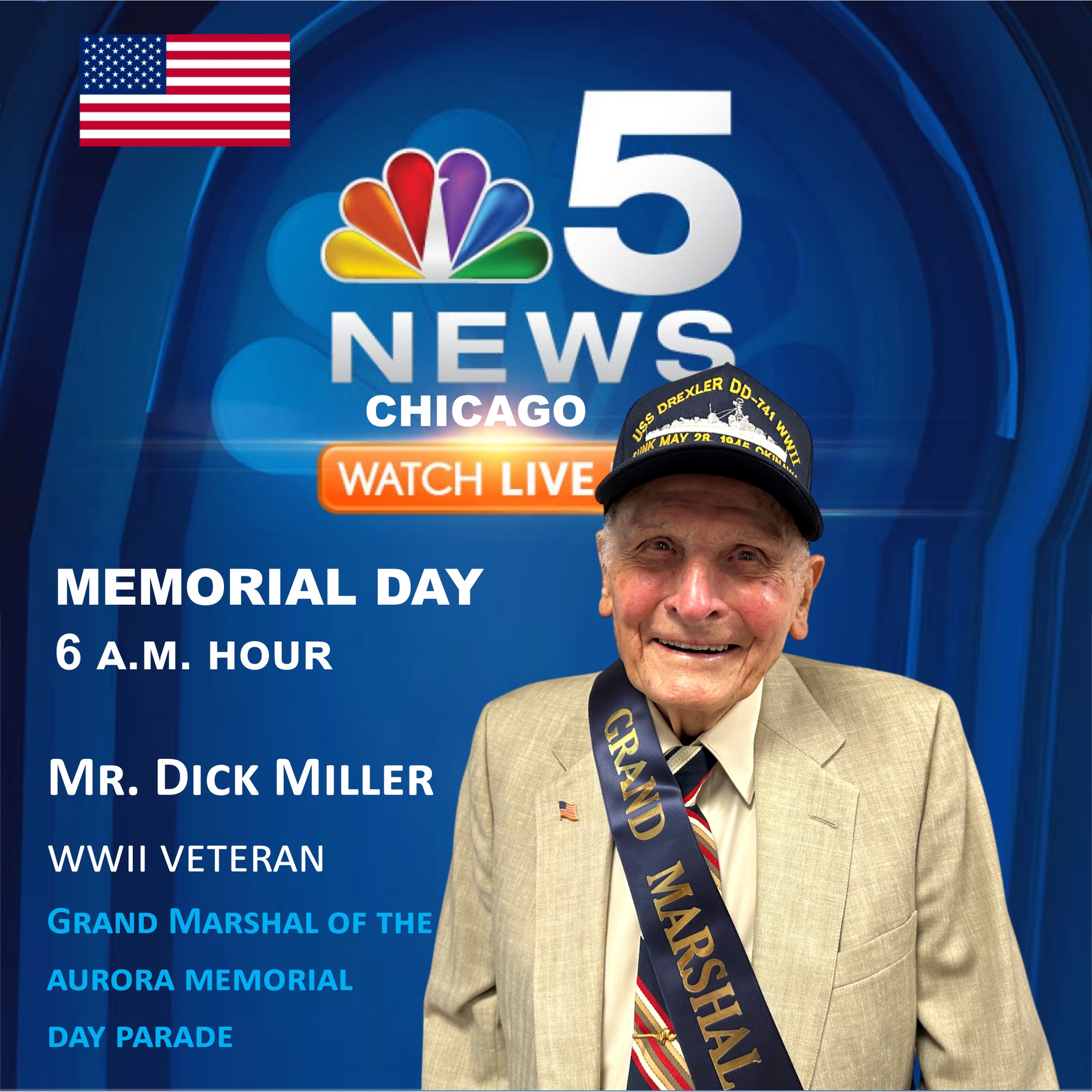 City - 📺Watch our Grand Marshal of the 2024 Memorial Day Parade, Mr ...