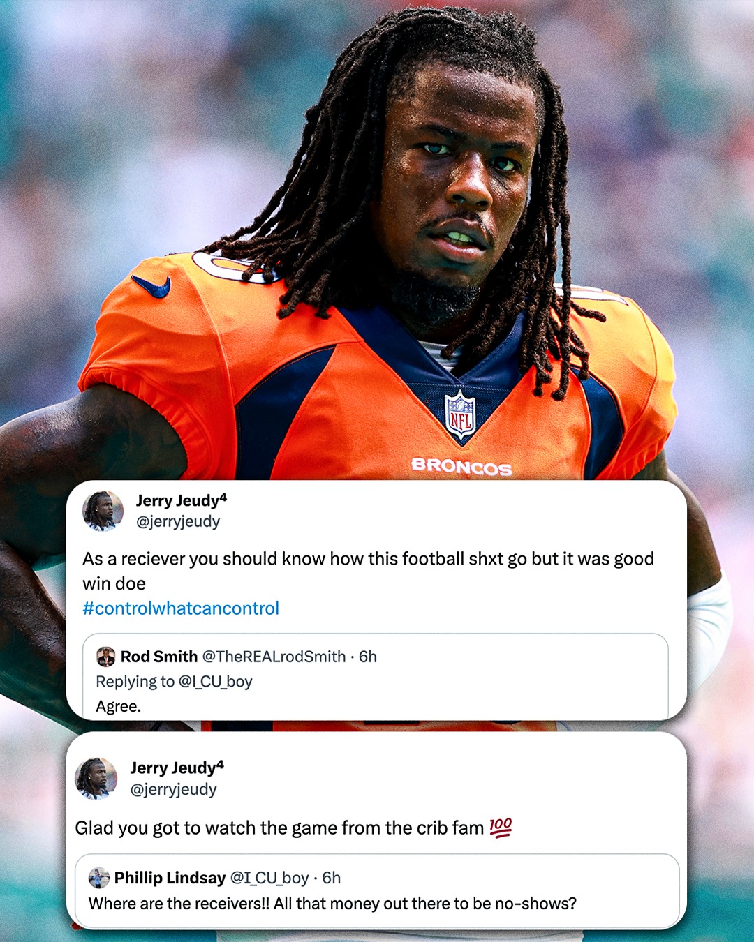NFL on ESPN - Jerry Jeudy responded to former Denver... | Facebook