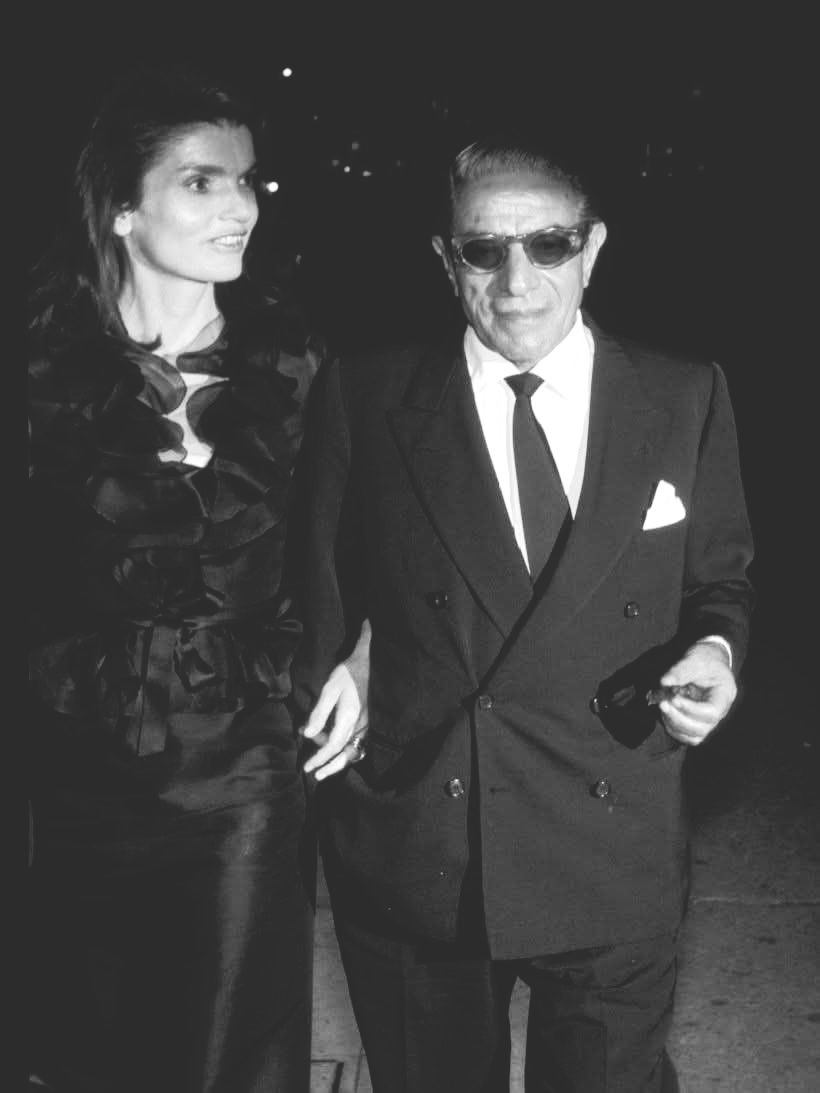 From October 20, 1968, when Jackie Kennedy stood on the private