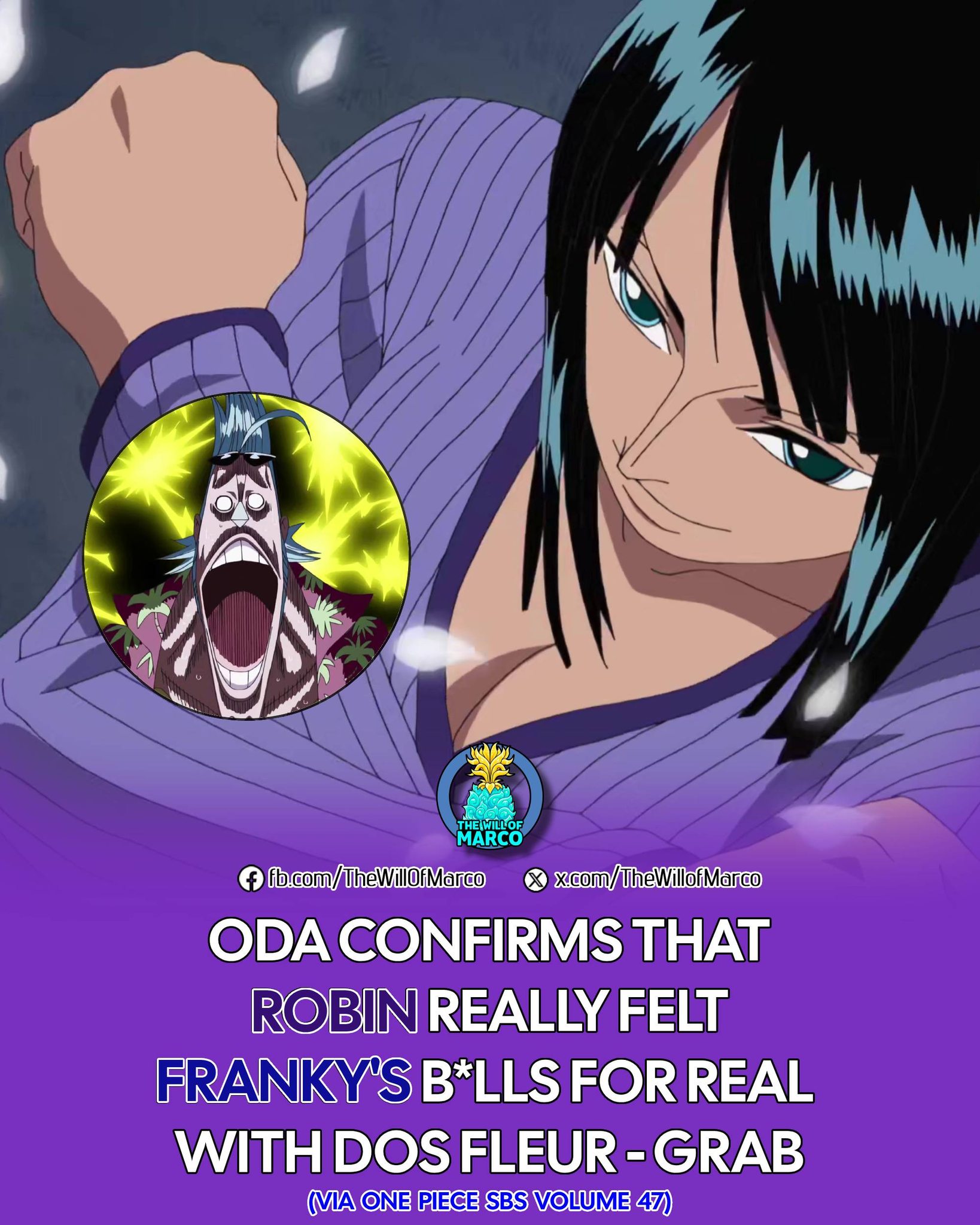 The Will - ⚠️RANDOM ONE PIECE SBS Q&A⚠️ Reader: Wait a second!! Oda ...