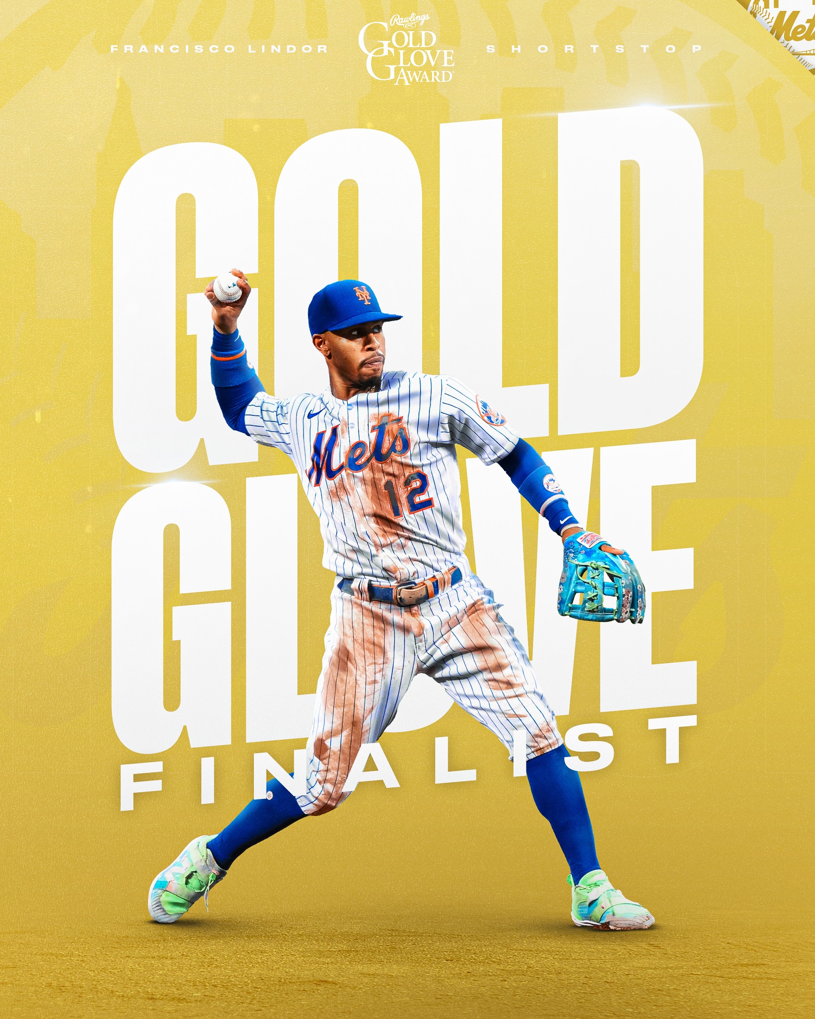 Francisco Lindor has been named a Gold Glove Award finalist! ?