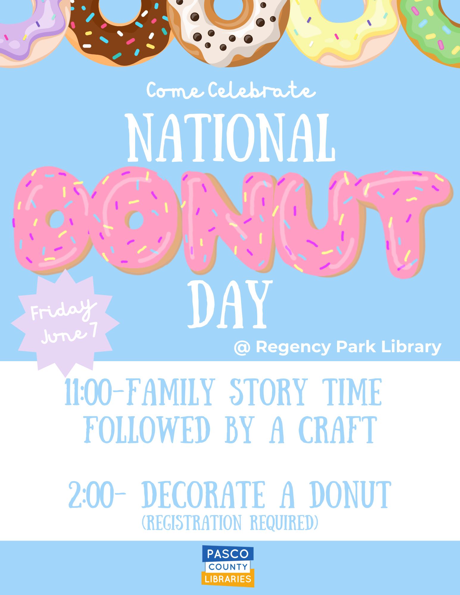 Donut-themed storytime with local author Theresa Borst at The