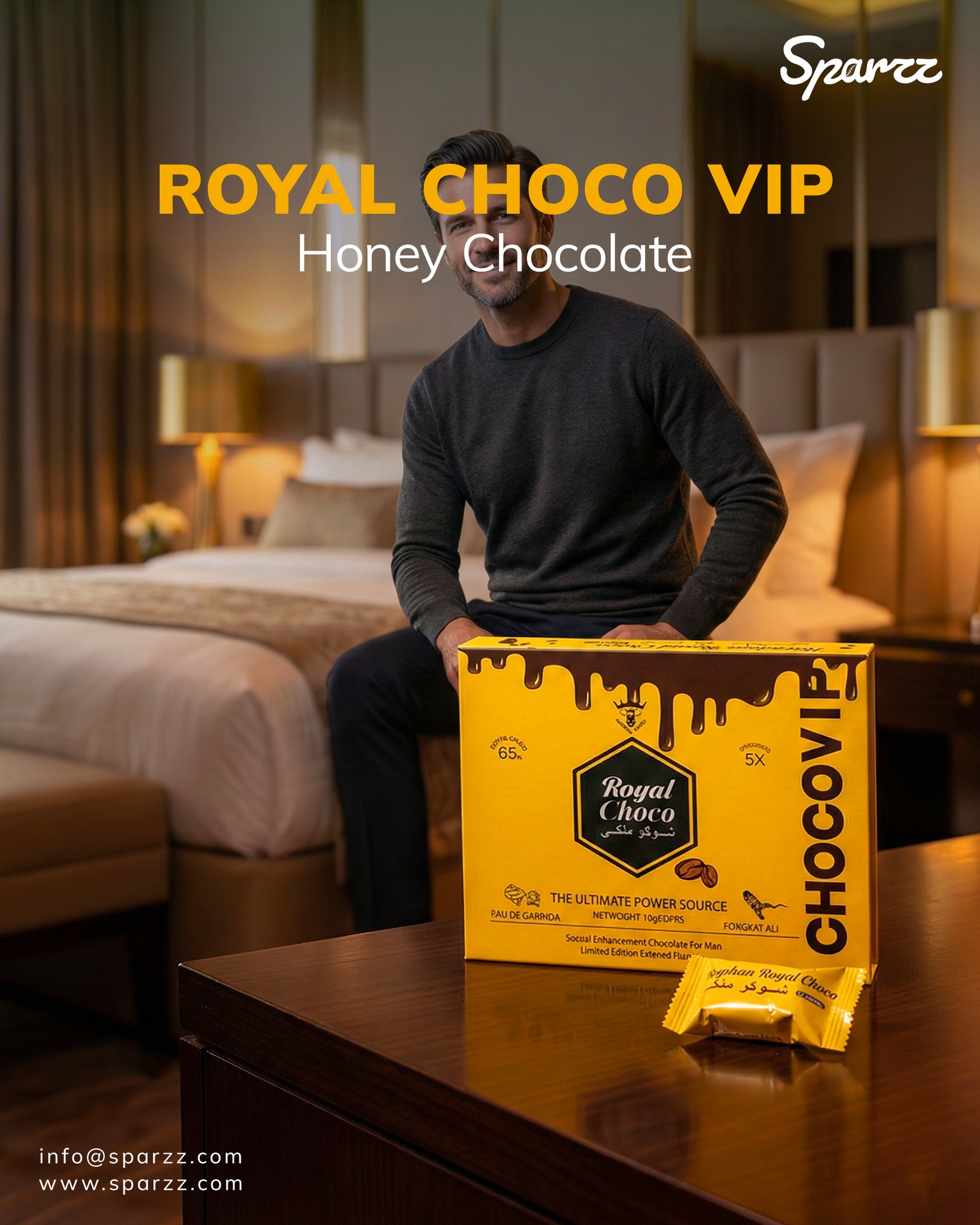 SPARZZ - ROYAL CHOCO VIP – Honey Chocolate 🍯🍫 A luxurious... | Facebook