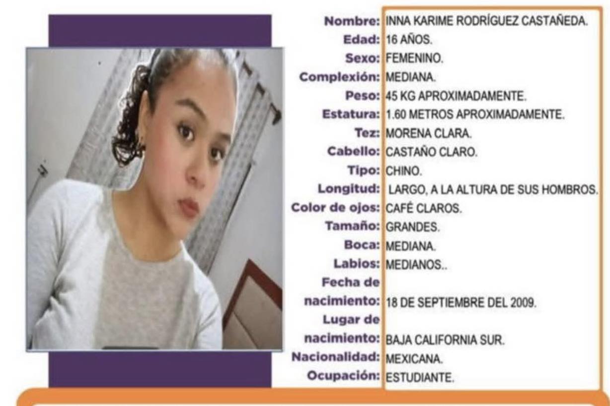 Más - 🚨🚔 Activan búsqueda para localizar a menor desaparecida en La Paz ...