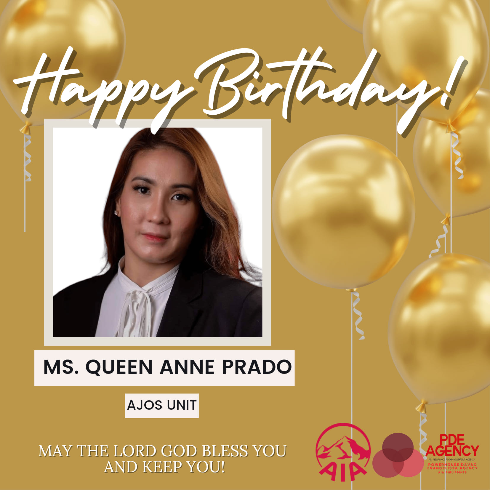 Happy Birthday Ms.... - Powerhouse Davao Evangelista Agency