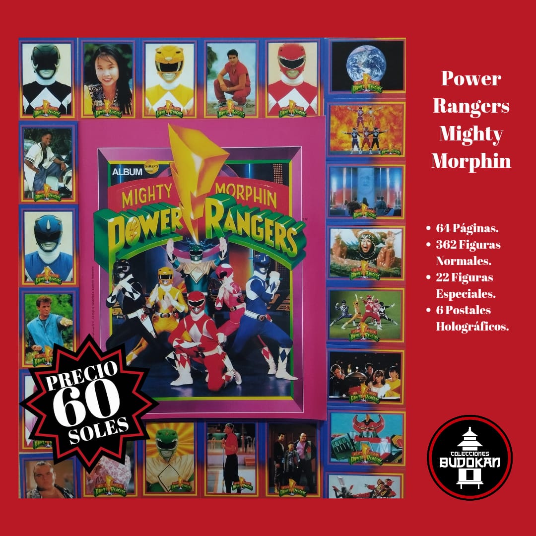 Colecciones - 🎉ÁLBUM DRAGON POWER RANGERS: MIGHTY MORPHIN🎉 👍Todos los ...