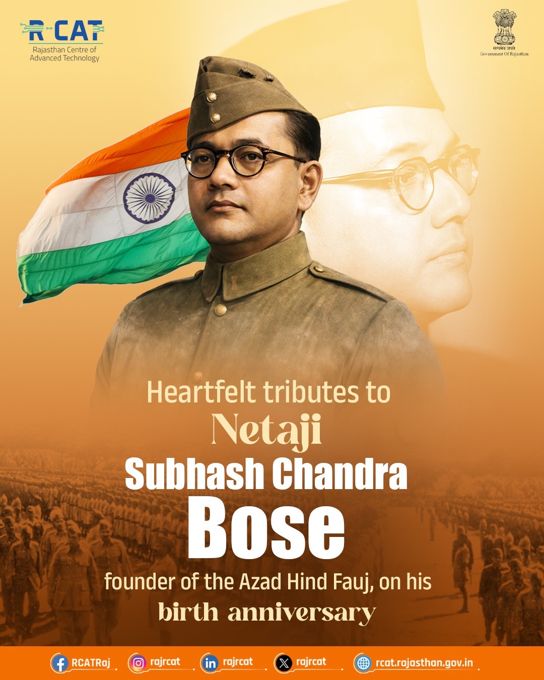 R-CAT - On the birth anniversary of the great freedom fighter and ...