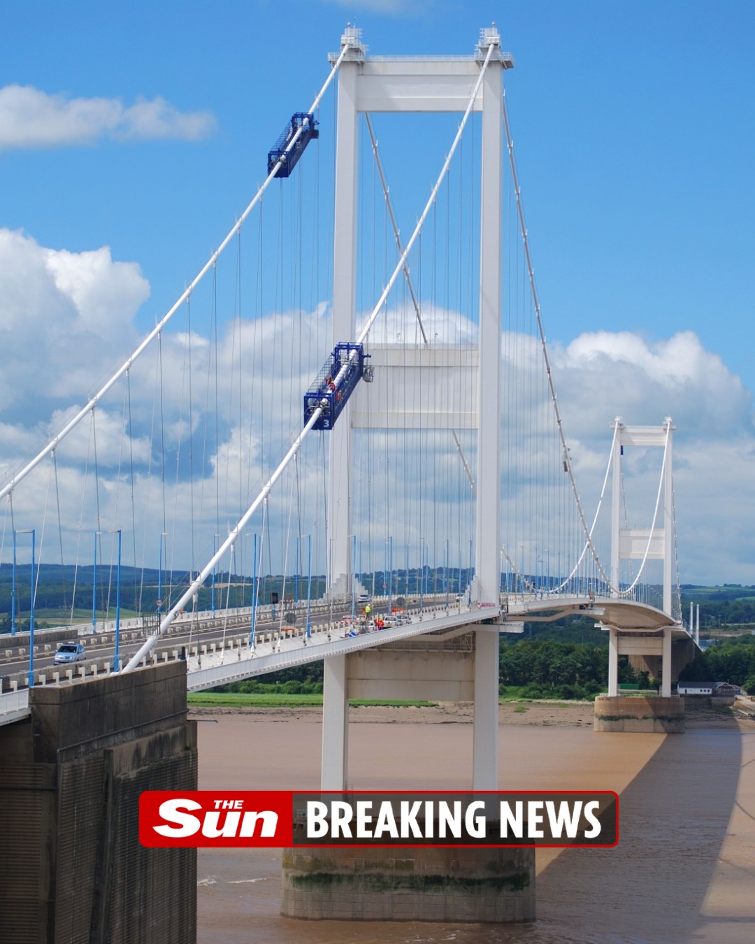 The Sun - Major UK motorway bridge closed in both directions due to ...