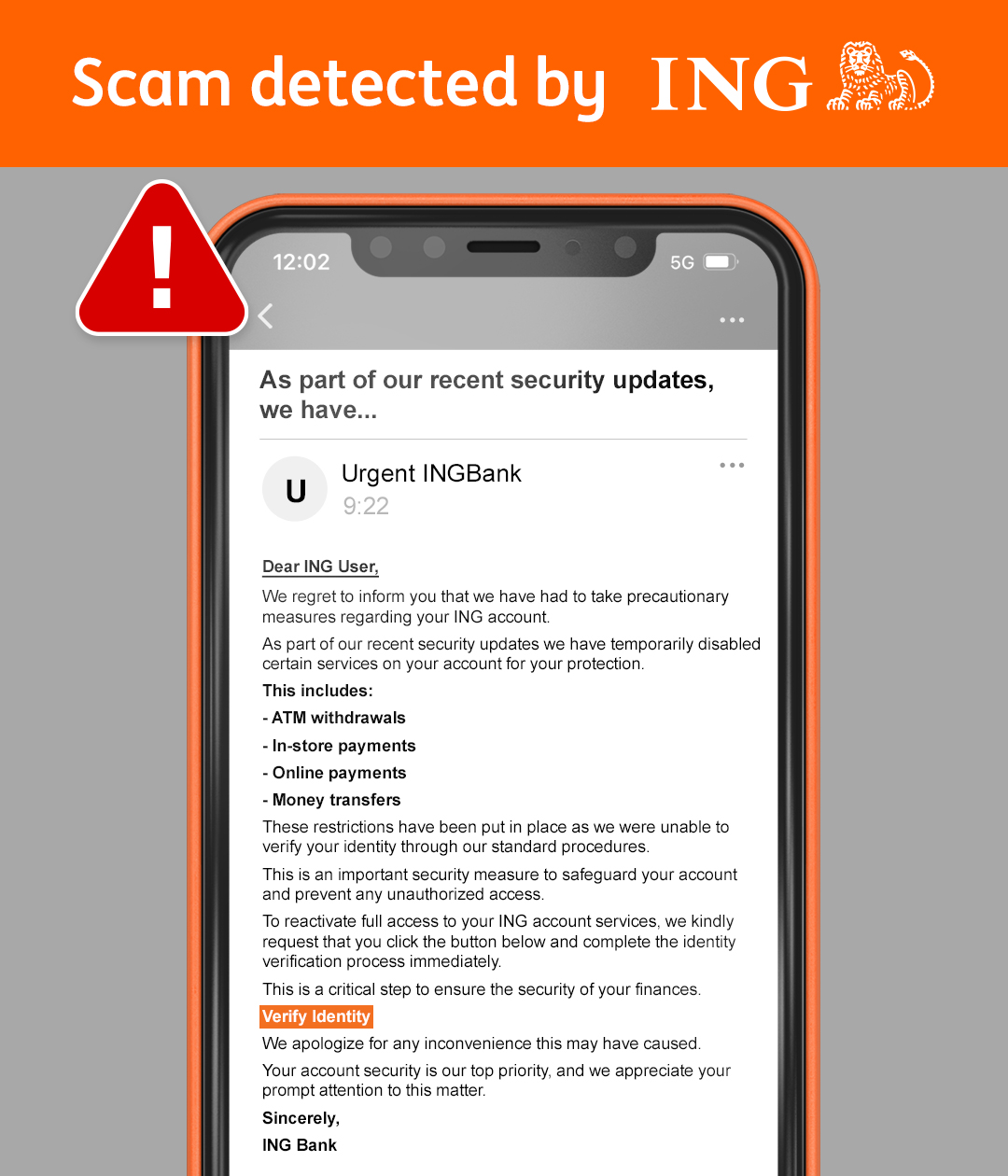 ING Australia - 🚨 PHISHING SCAM DETECTED 🚨 We are aware... | Facebook