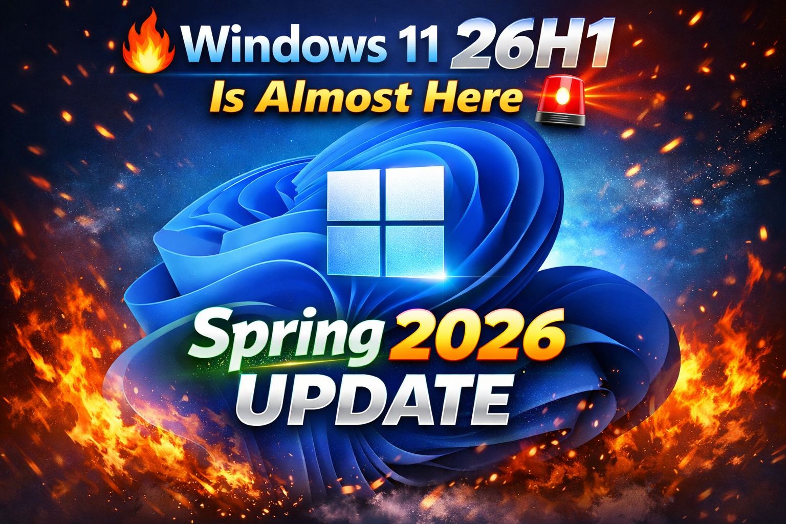 Windows - *🔥 Windows 11 26H1 Is Coming Soon! 🚨 Spring 2026 Update ...