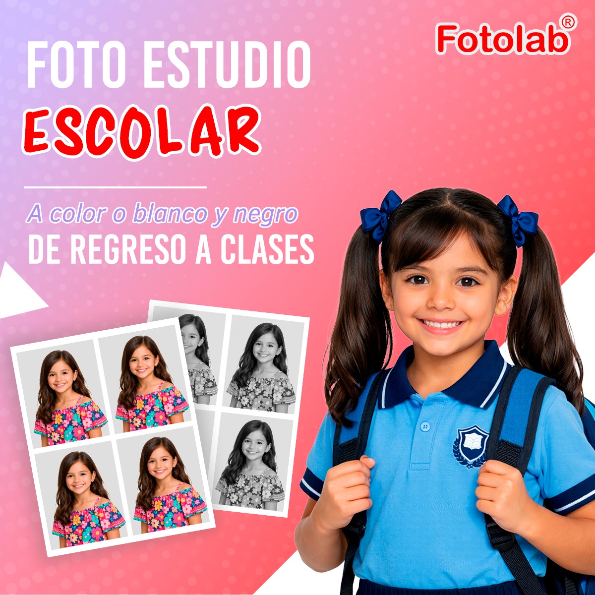 Fotolab - Es el recuerdo de su inicio escolar. 🎒📸 Si vas a iniciar la ...