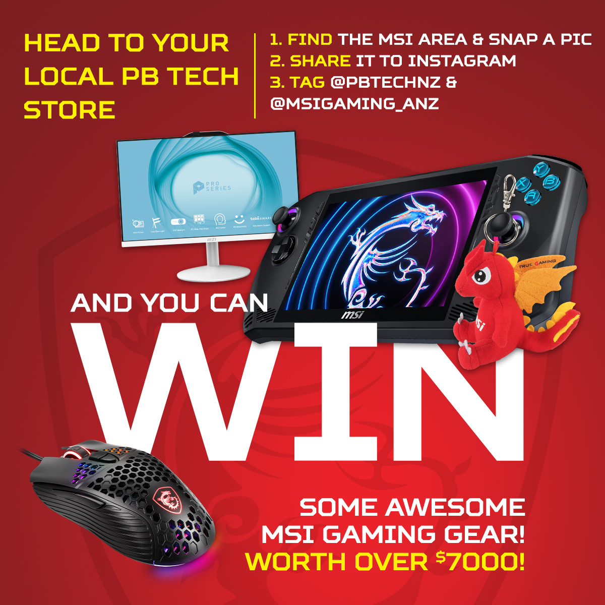 PB Tech - 🎁 #PBGIVEAWAY | WORTH OVER $7000! PB Tech & MSI... | Facebook