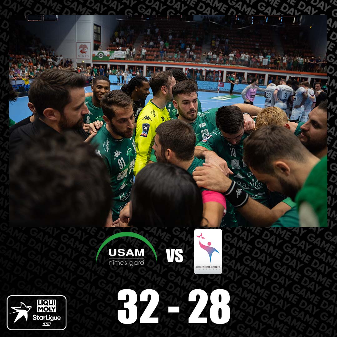 USAM Nîmes Gard - Victoire 32 - 28 ! La Green Team...