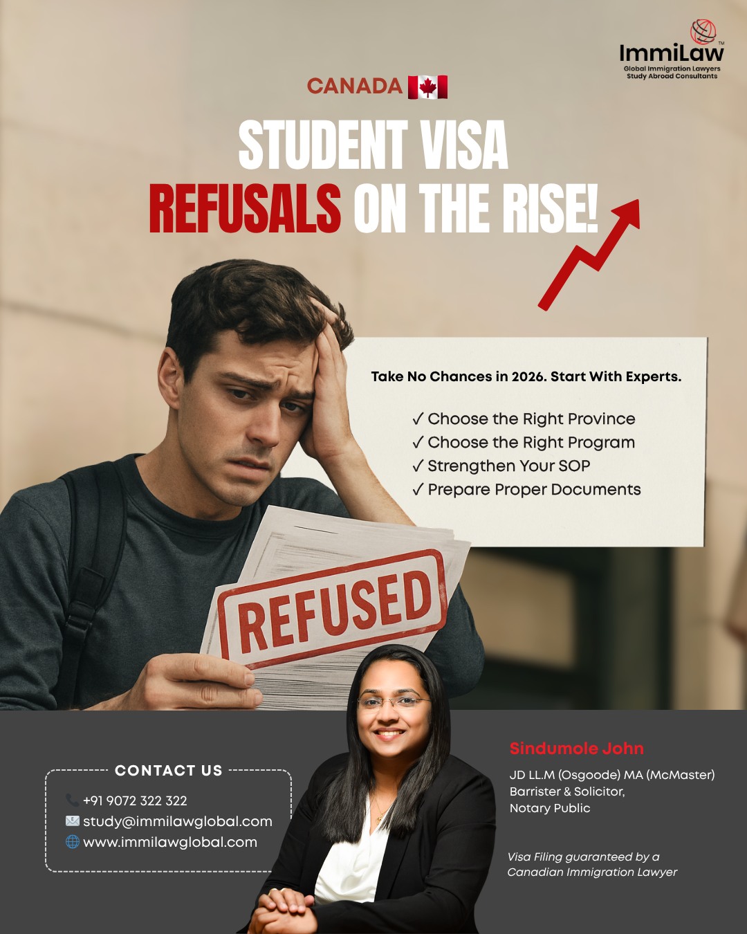 ImmiEd - Canada Student Visa Refusals Are Rising! Don’t take chances in ...