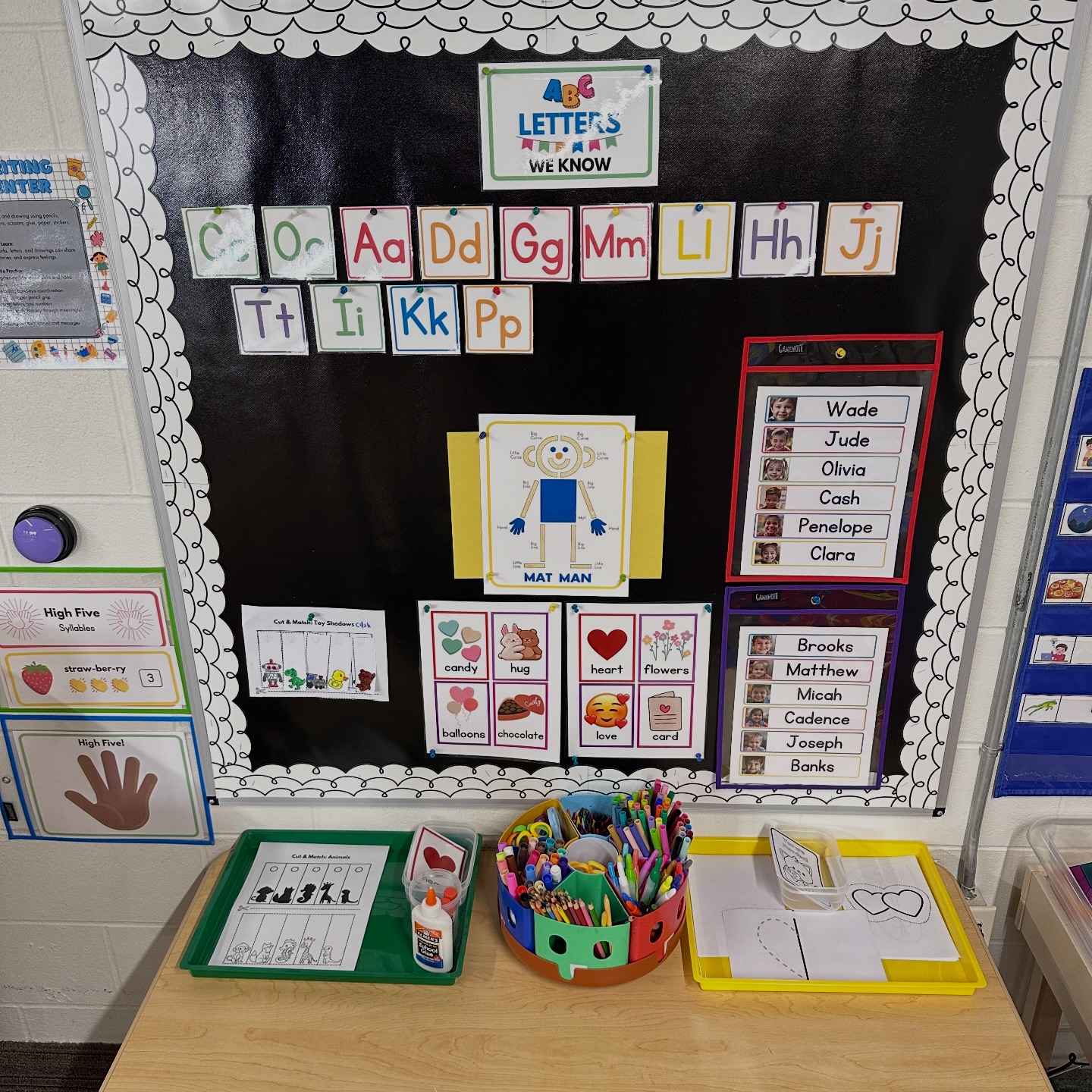 Preschool Vibes - Here’s what my February writing center... | Facebook