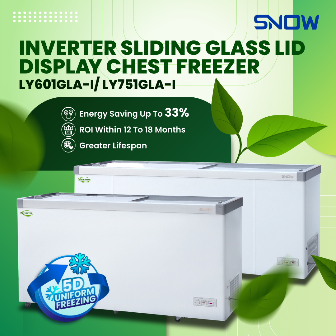 SNOW Freezer - ️ Inverter Sliding Glass Lid Display Chest... | Facebook