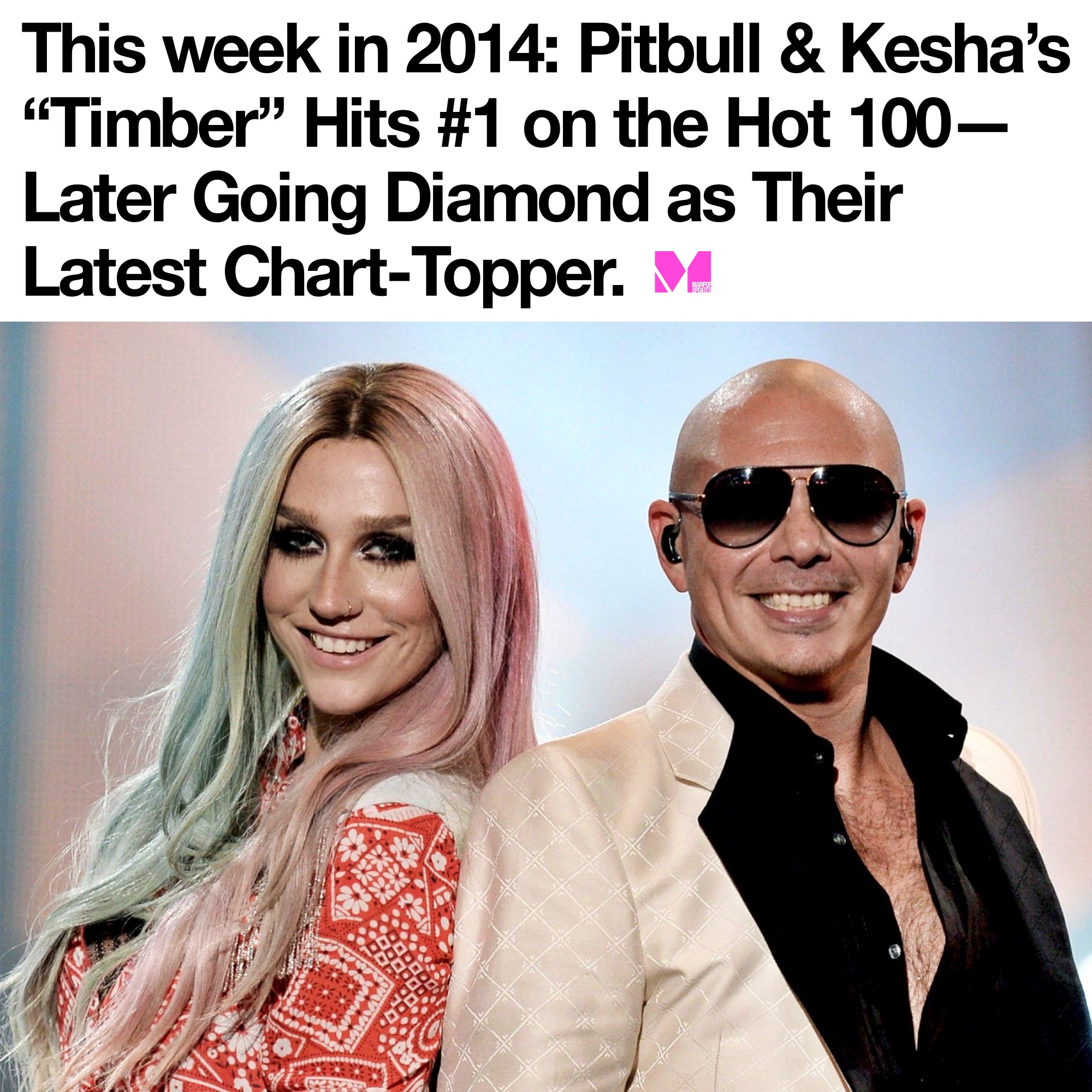 This week in 2014: Pitbull & Kesha
