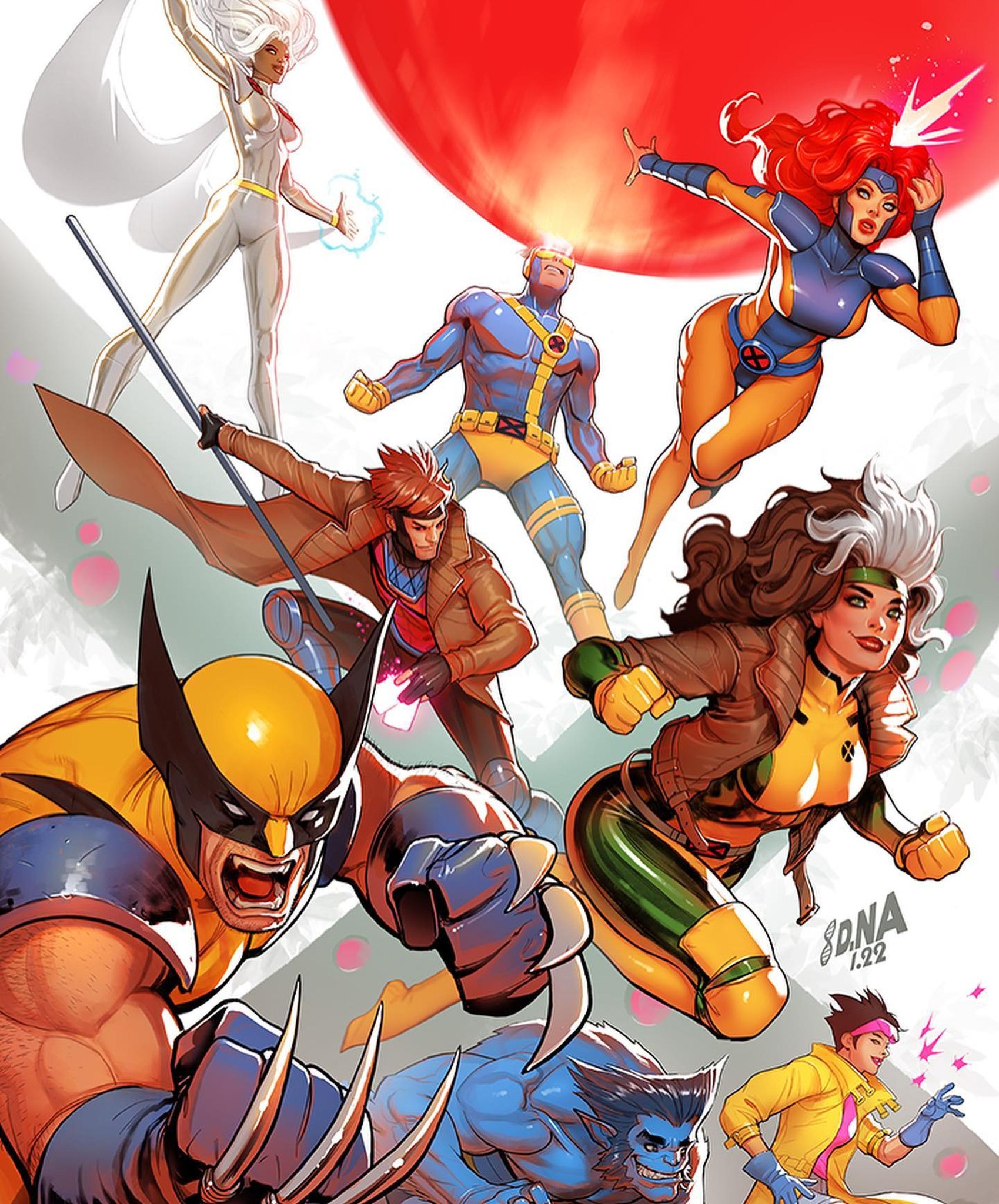 Maximum X-Men color block black cover by David Nakayama