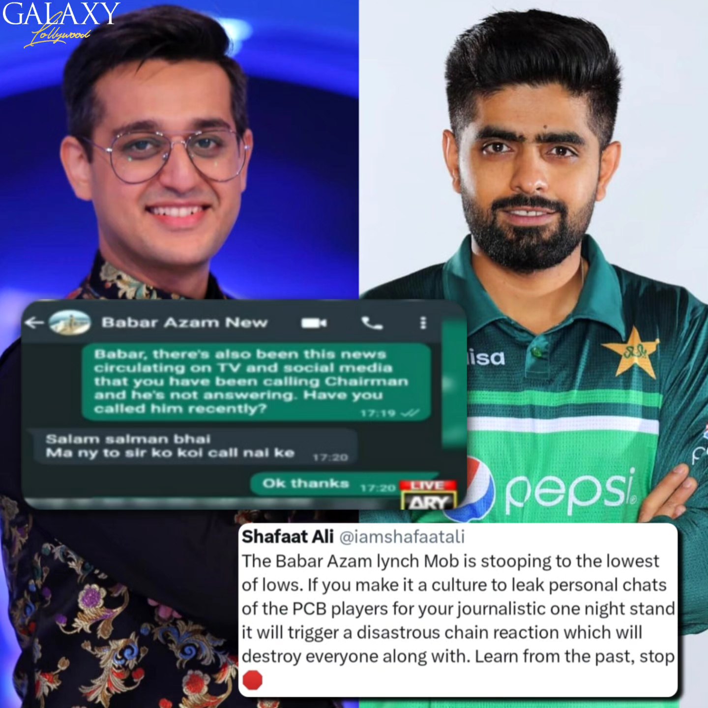 Galaxy - Shafaat Ali speaks out against the 
