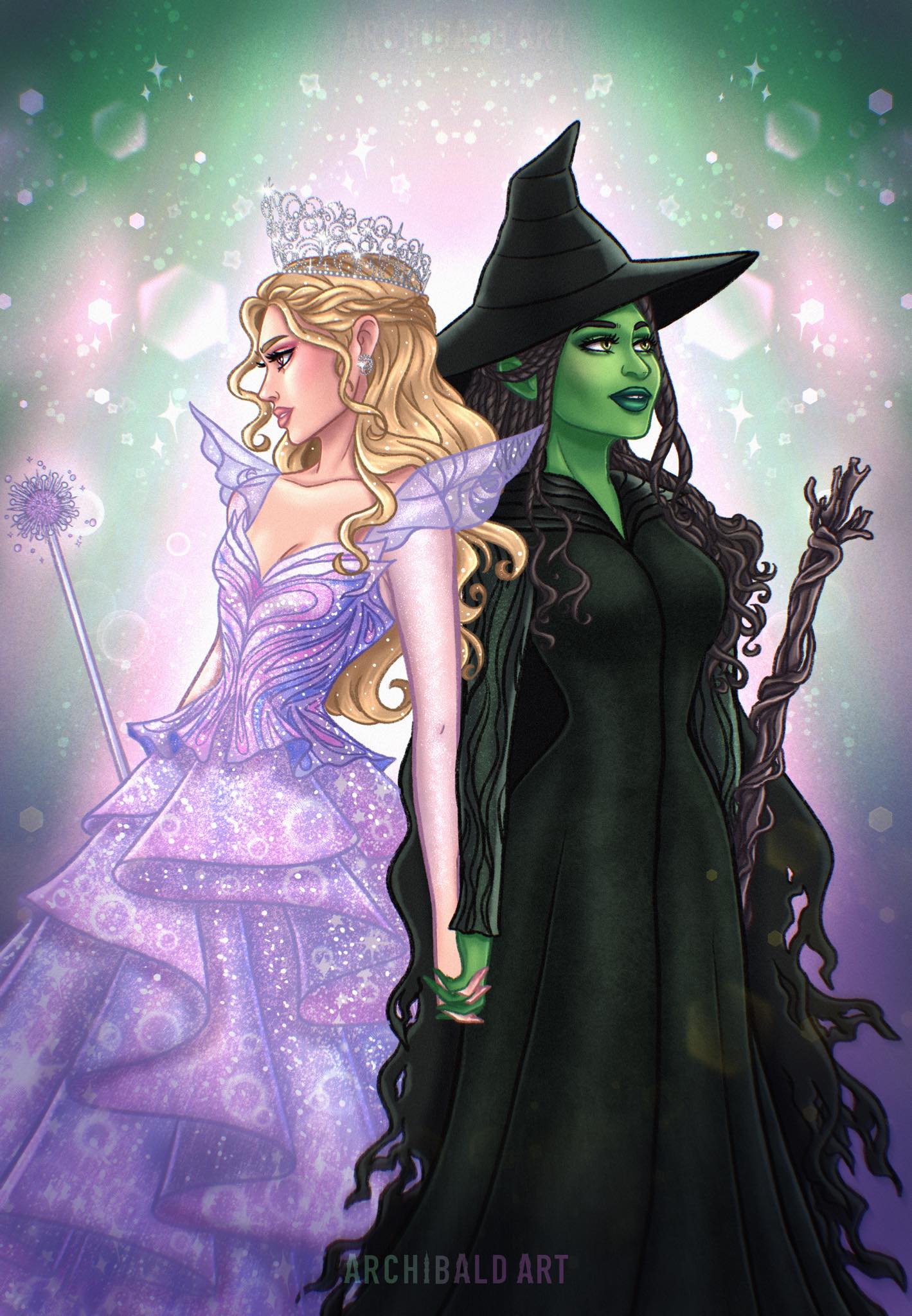 green and purple witch dress Elphaba or Glinda? Bring a little magic to your daily routine or give the perfect gift with the Wicked x ORDO Limited Edition 6 Piece Set, Sonic+ toothbrush.⁠ Now you just have Category:SEQUINS