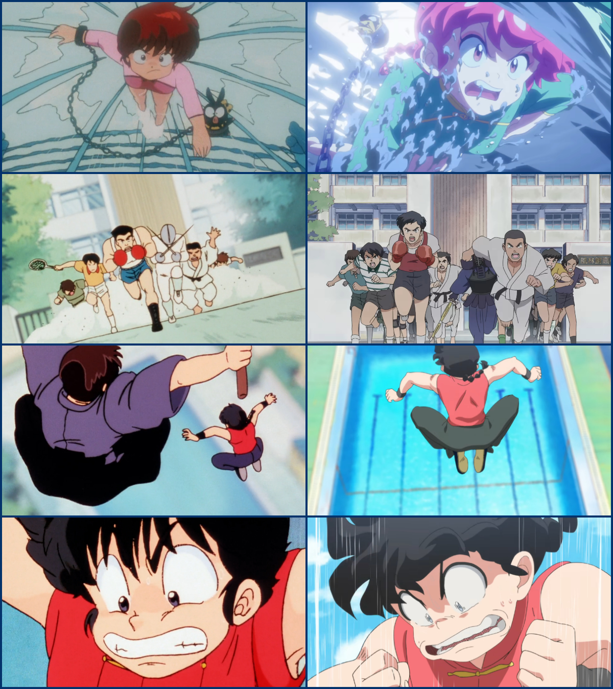 Ranma ½ anime: 1989 | 2024 remake 🐼