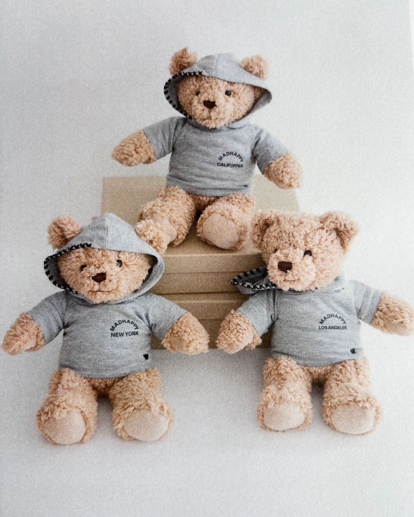 ぬいぐるみ Madhappy Build-A-Bear California Arch Madhappy - madhappy & build-a-bear we created three hoodies with