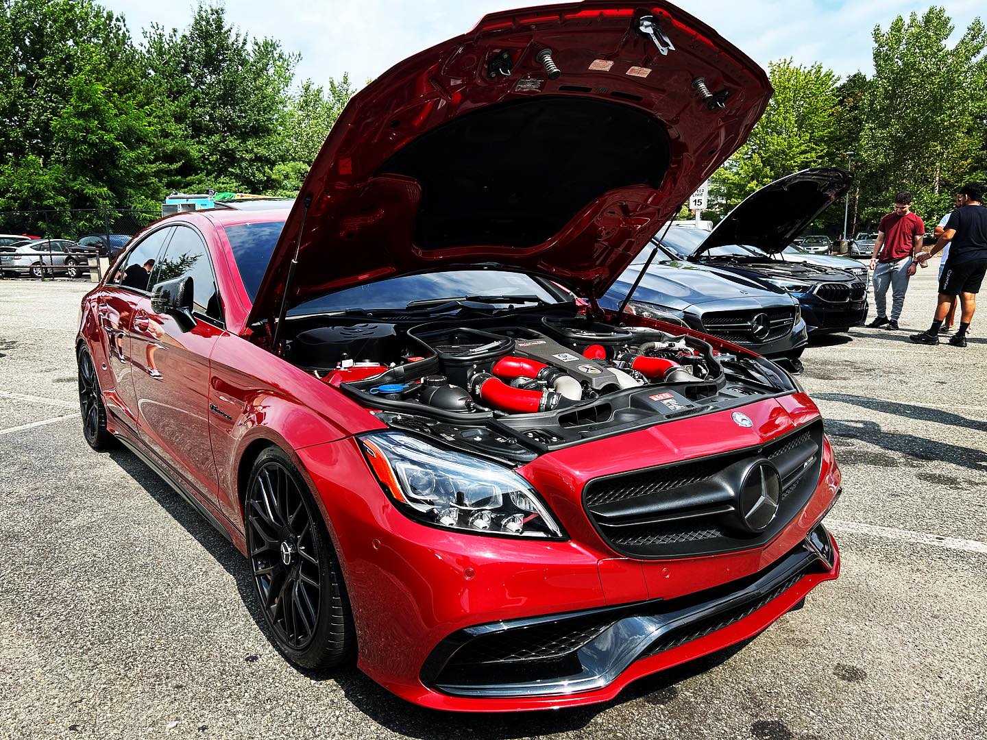 Stunning red CLS63s fitted... - Victory Road Performance LLC