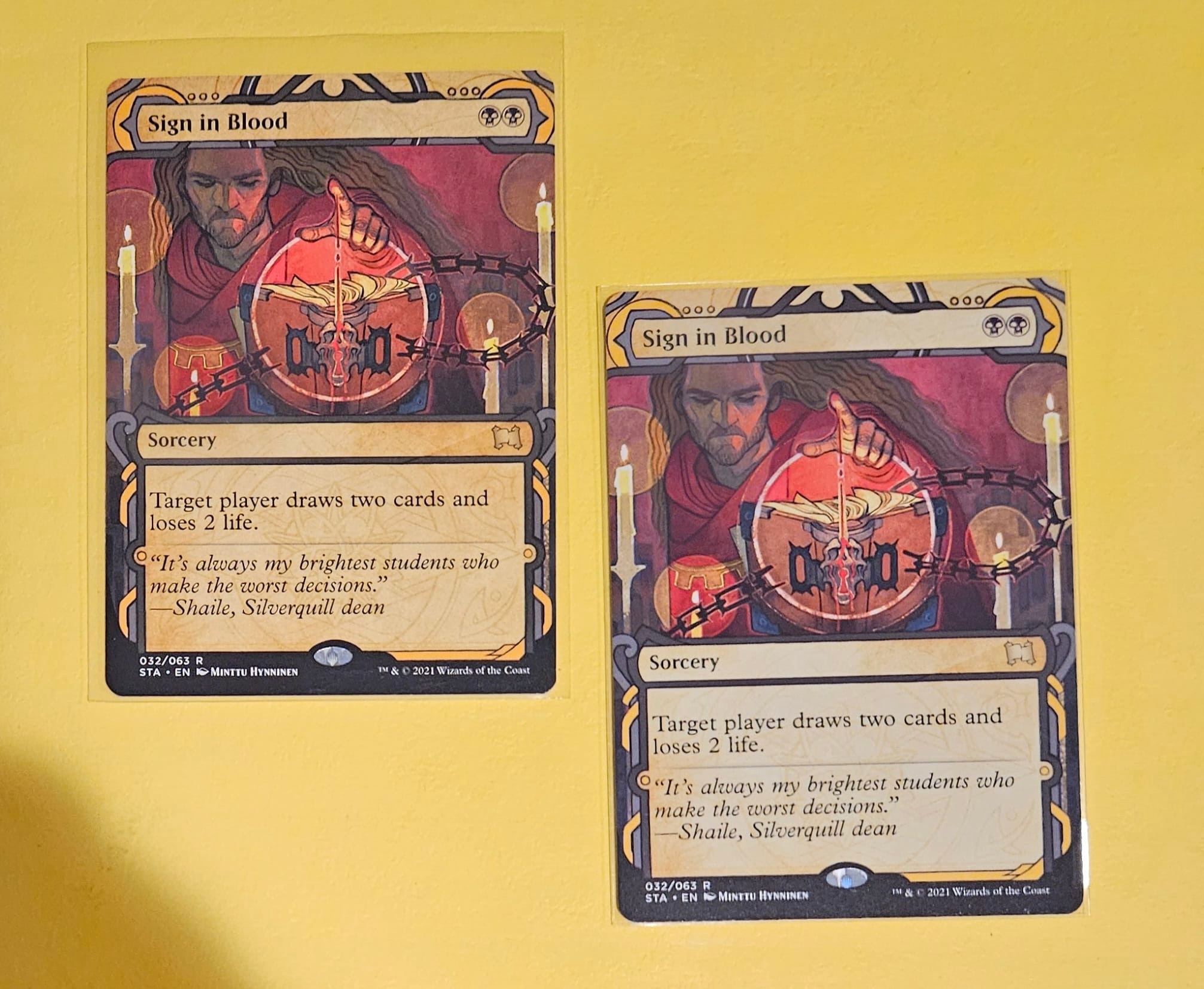 Printing error with Magic cards?