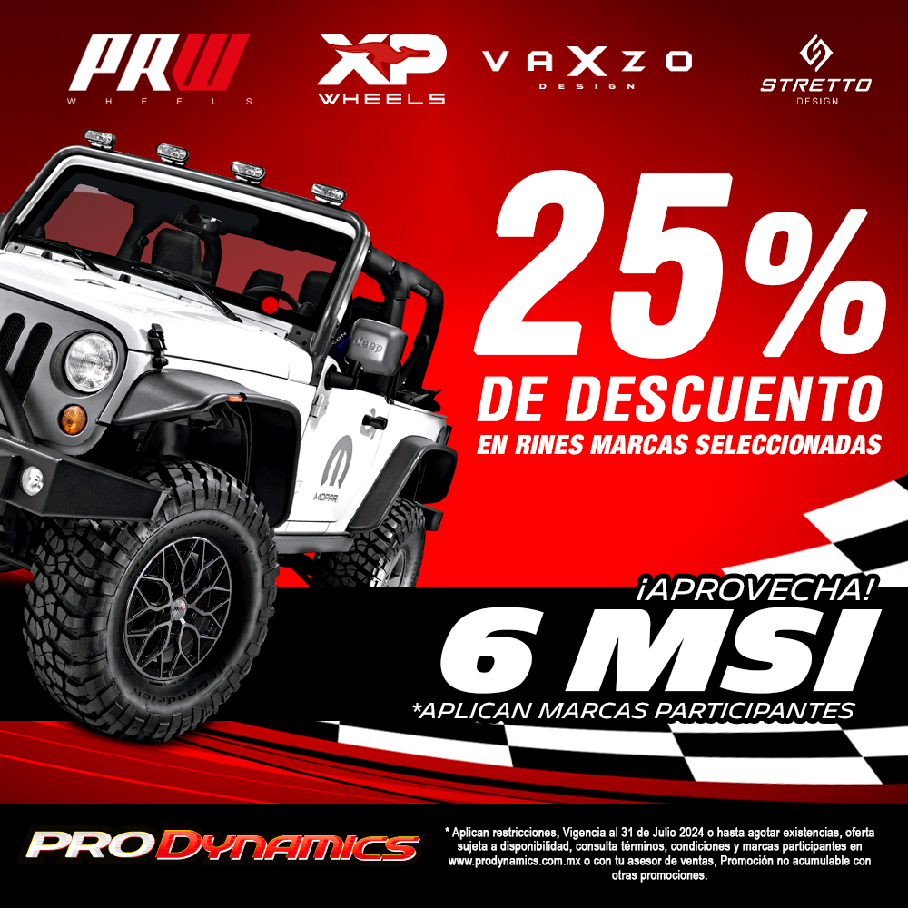 Prodynamics - ¡El momento ideal para cambiar tus rines es...