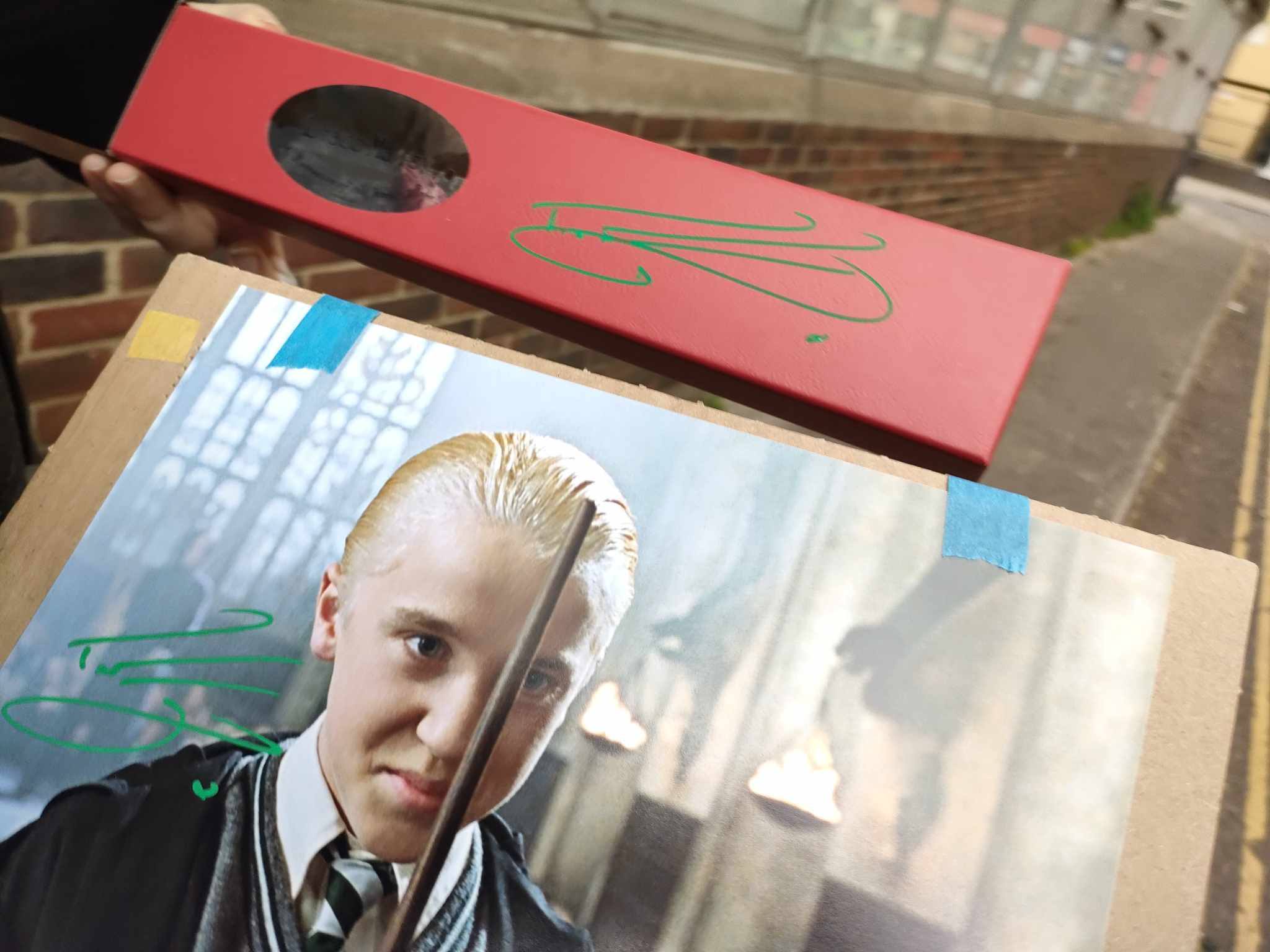 Tom Felton autographed Harry Potter vinyl