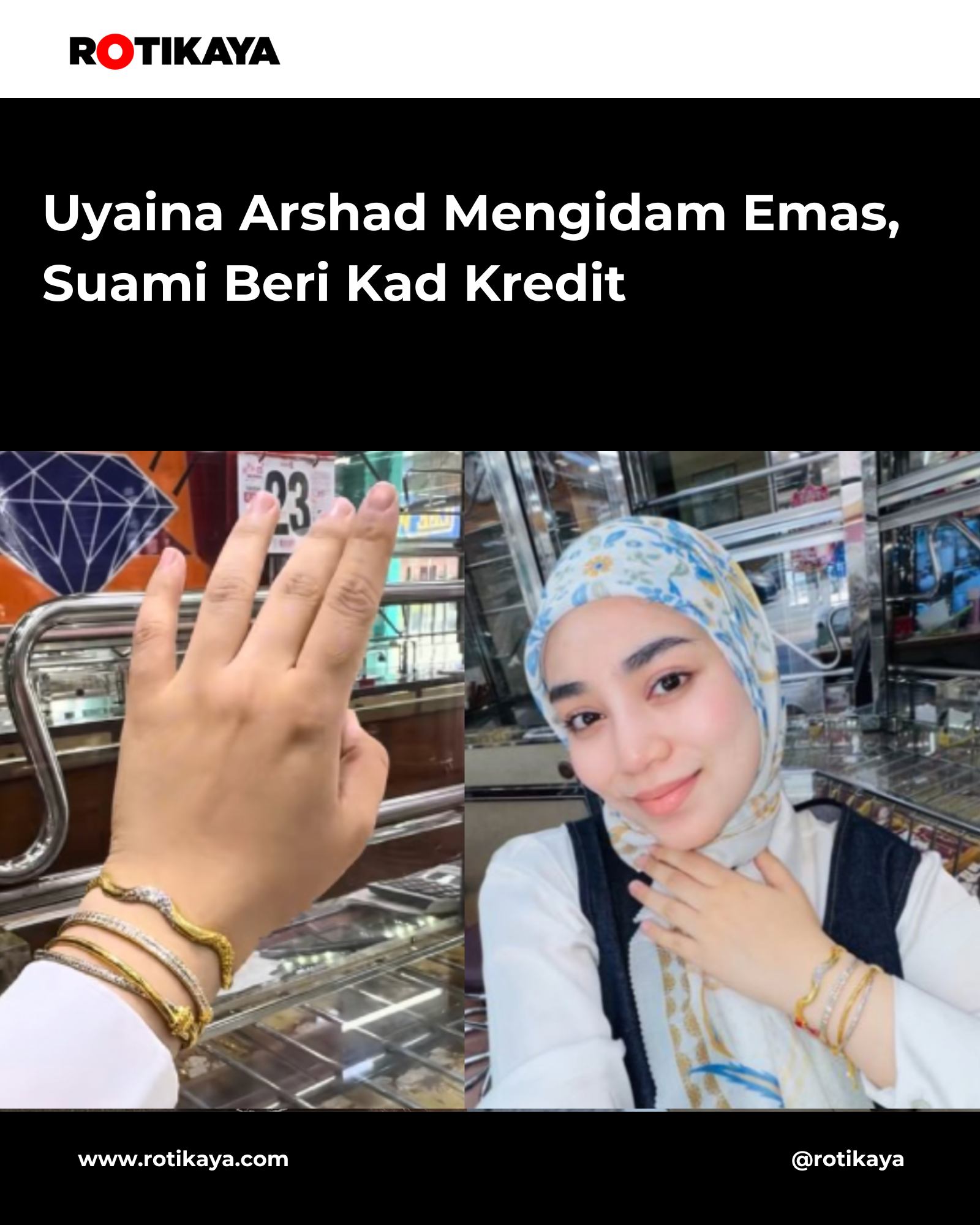 ROTIKAYA - Untung Uyaina dapat emas sebelum bersalin 😘 | Facebook