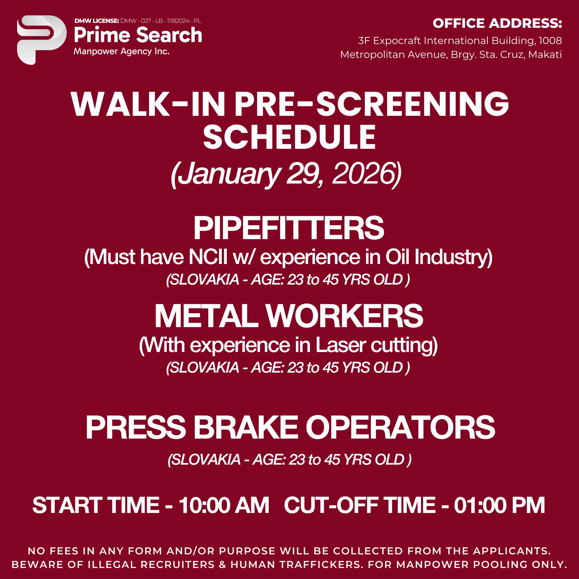 Prime - 📣WALK-IN SCREENING!📣 Ready to take the next step toward your ...