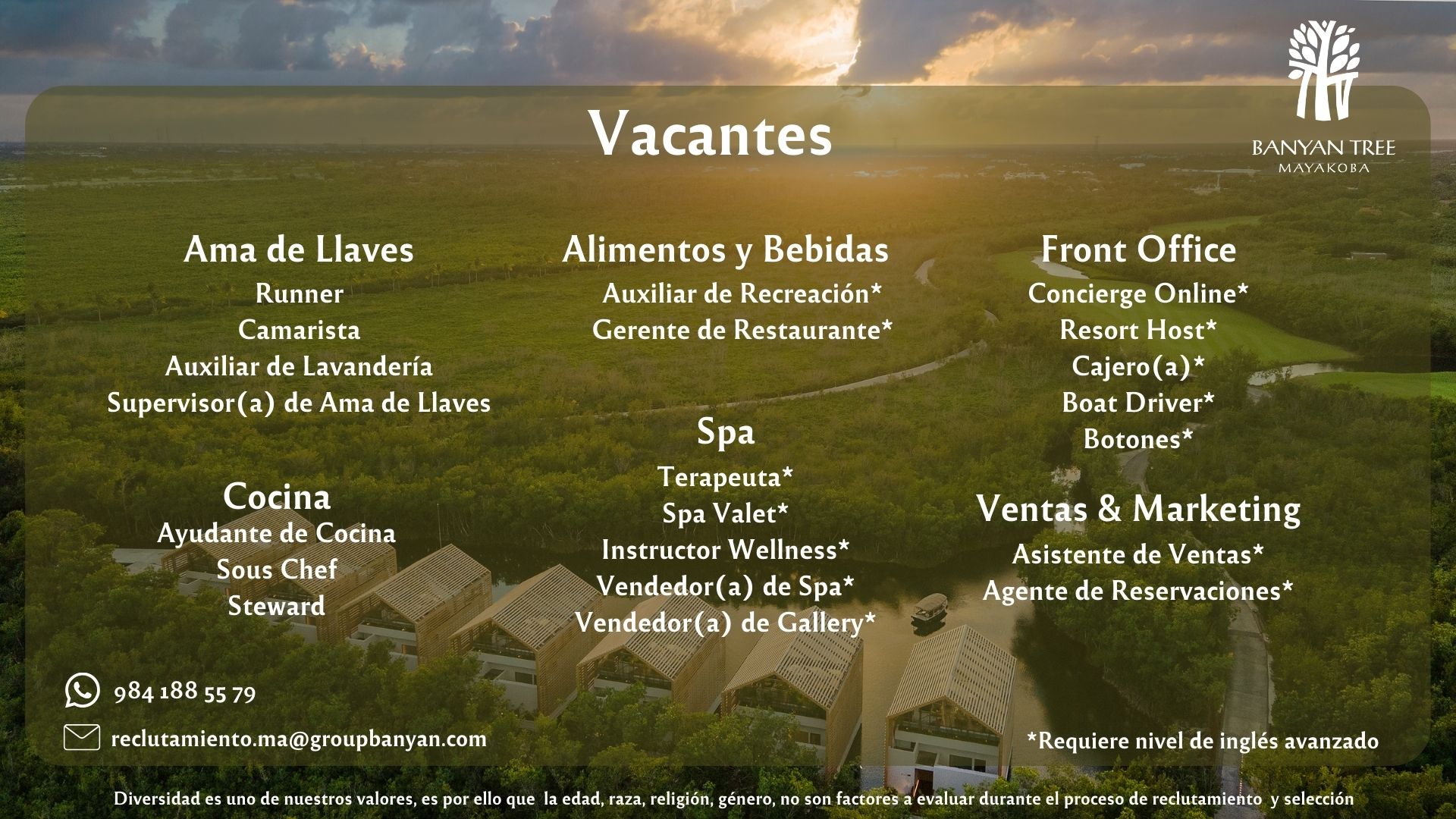 ¿Buscas un nuevo... - Reclutamiento Banyan Tree Mayakoba | Facebook