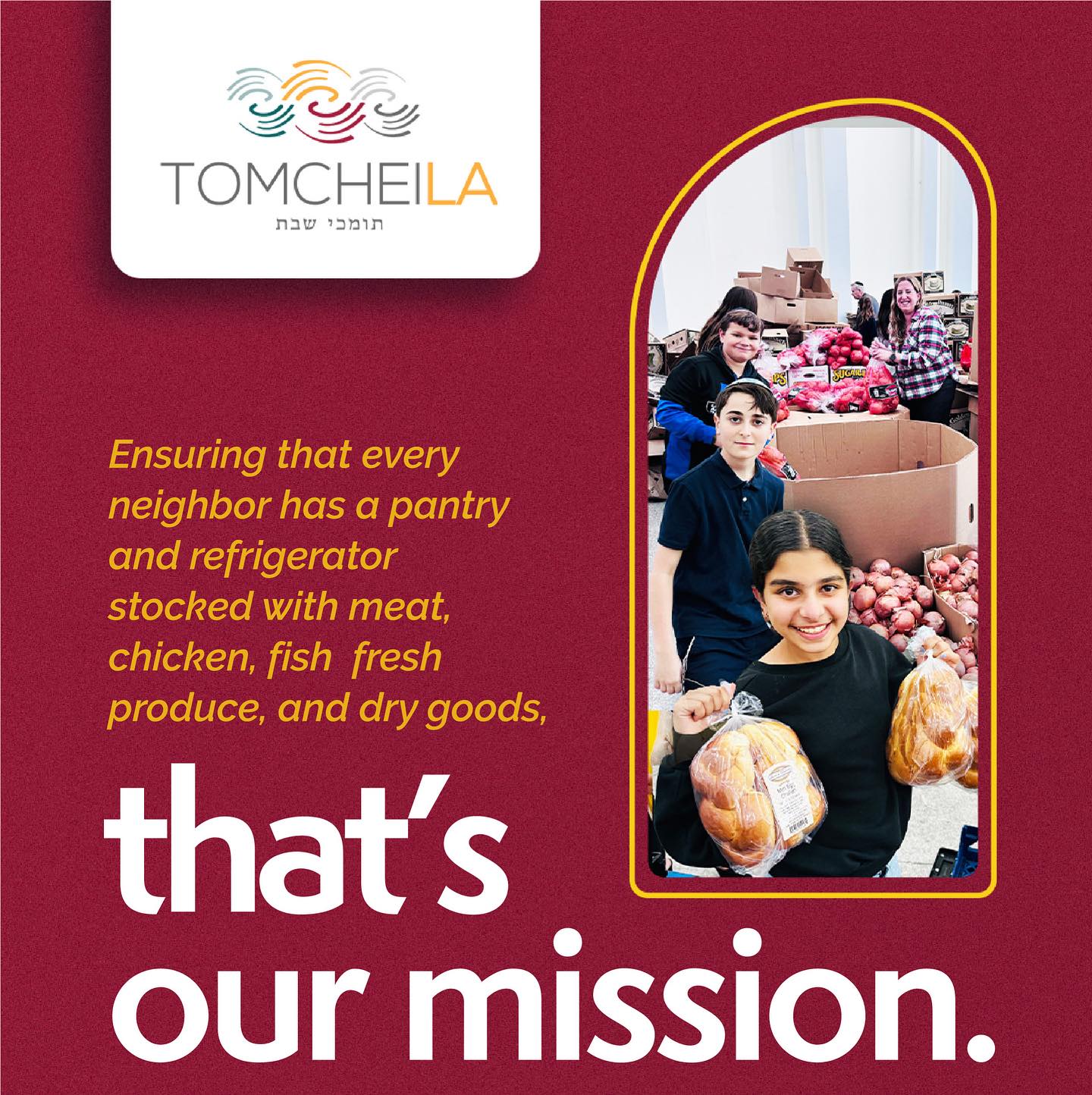 Tomchei LA - FOOD PACKING TOMORROW NIGHT! Don’t miss it! Two locations ...
