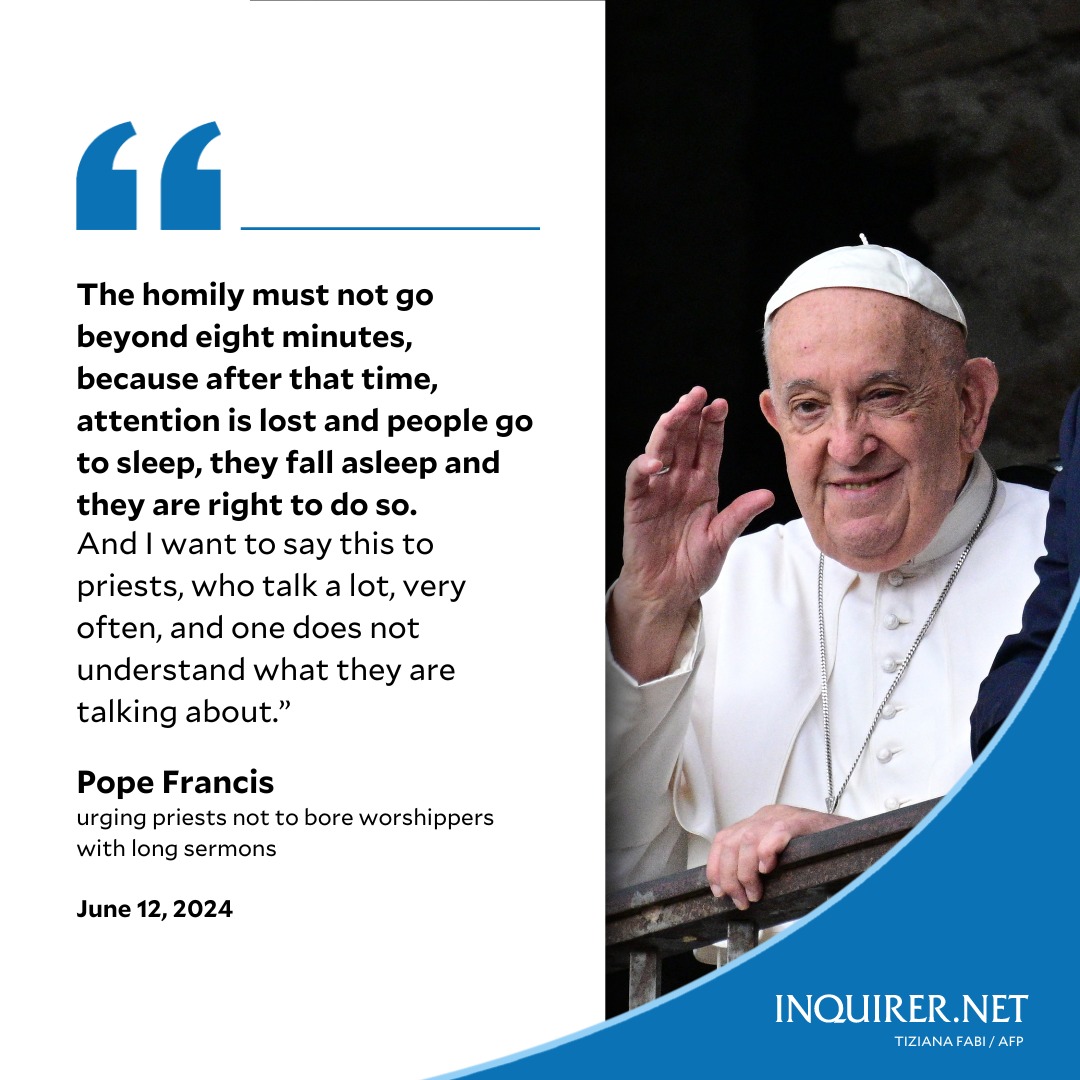 INQUIRER.net - Pope Francis called on Catholic priests to...