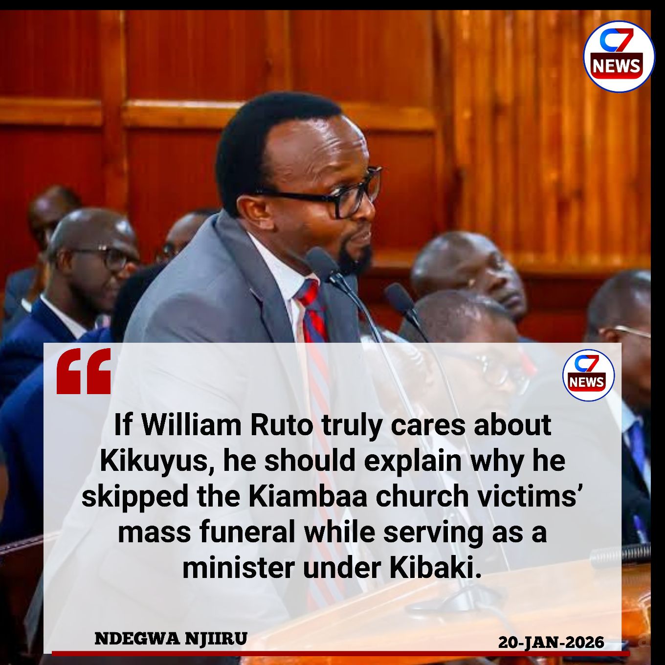 Channel 7 News - If William Ruto truly cares about... | Facebook